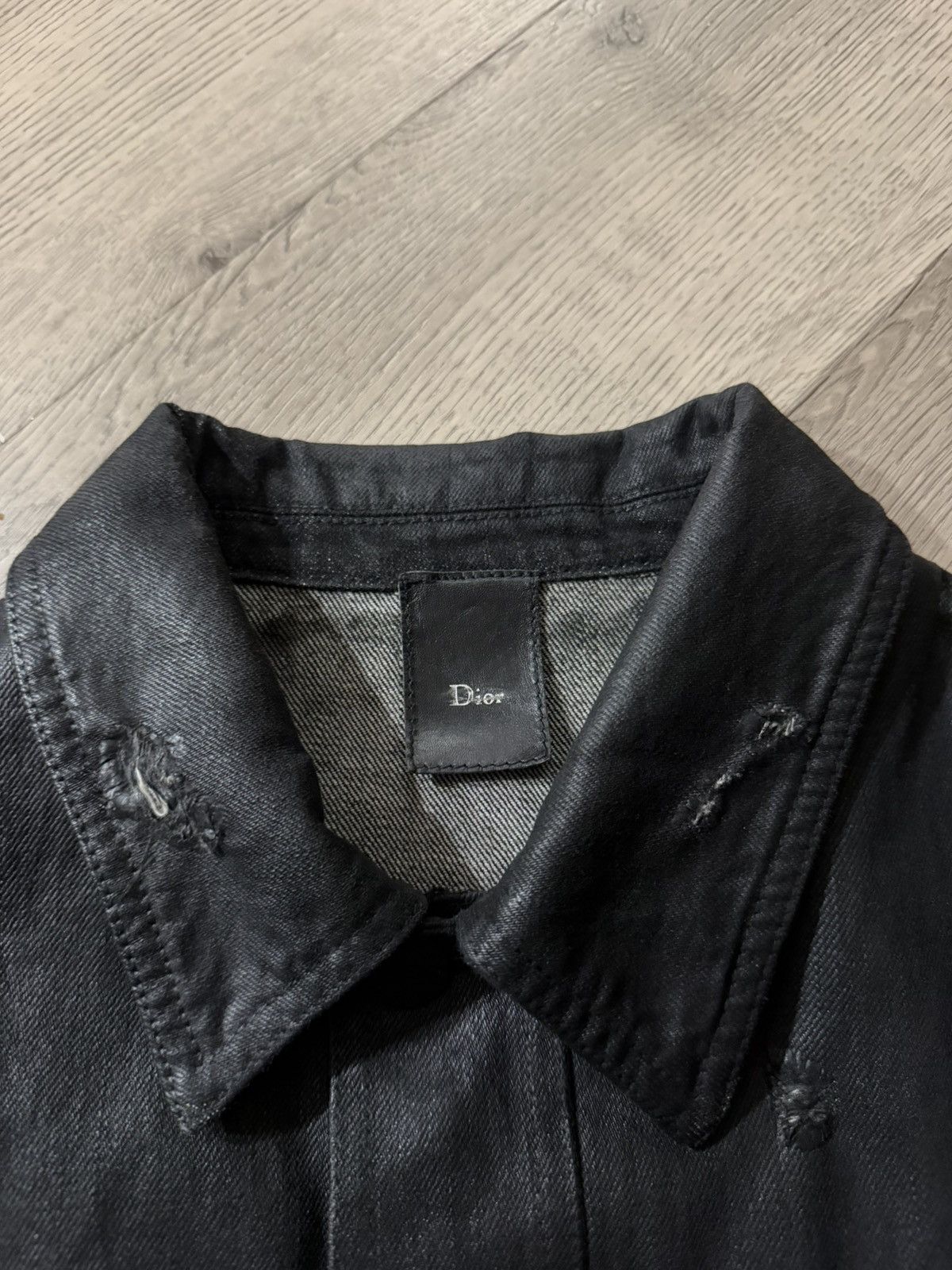 Dior Dior Homme SS04 ‘Strip’ Denim Jacket Size S / US 4 / IT 40 - 4 Thumbnail