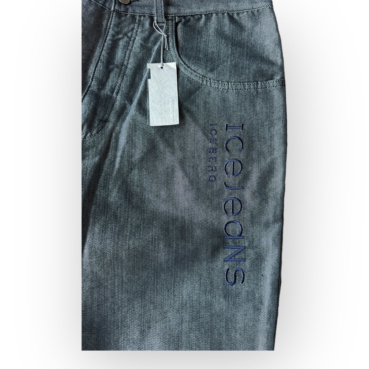 Iceberg × Vintage Grey denim new pants bags pants y2k rare Size US 36 / EU 52 - 3 Thumbnail