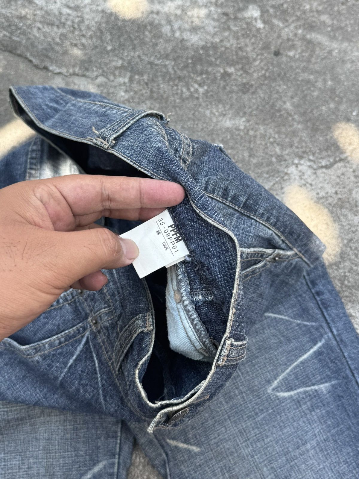 PPFM PPFM Denim Pants Japanese Ifsix Hysteric Styled Size US 32 / EU 48 - 10 Thumbnail