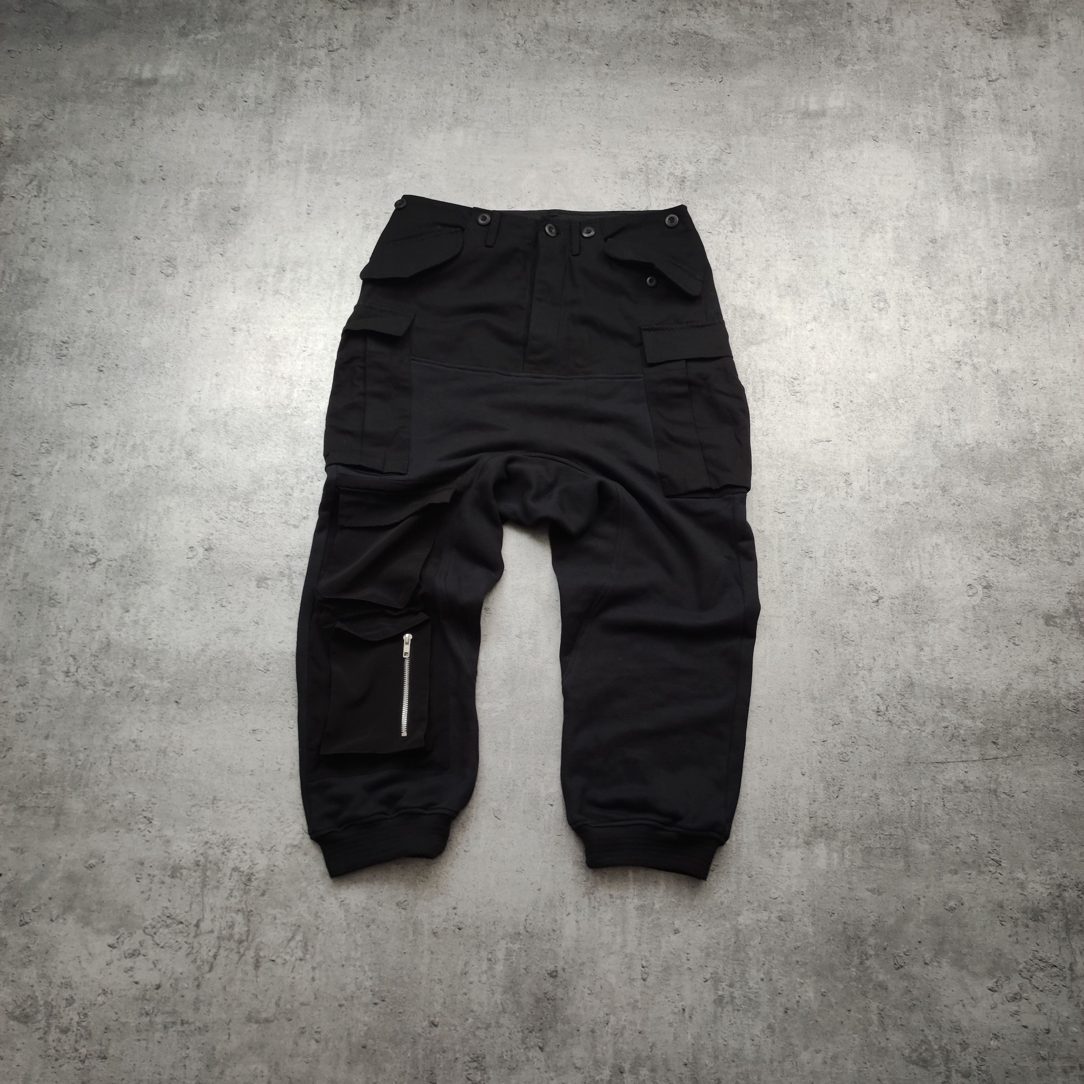 Other Space Available Studio Recyling Cargo Pocket Black Joggers Size US 32 / EU 48 - 1 Thumbnail