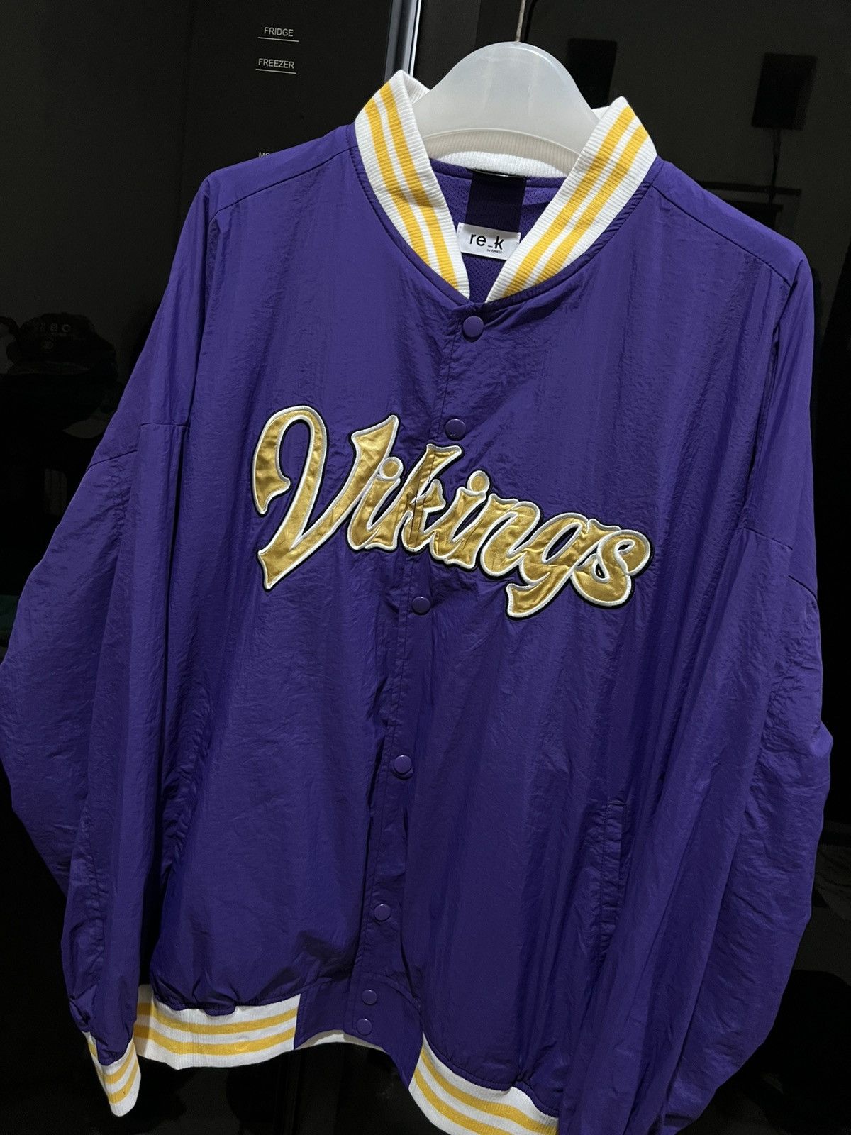 Japanese Brand Japanese Junred x NFL Minnesota Vikings Oversized Varsity Size US L / EU 52-54 / 3 - 2 Thumbnail