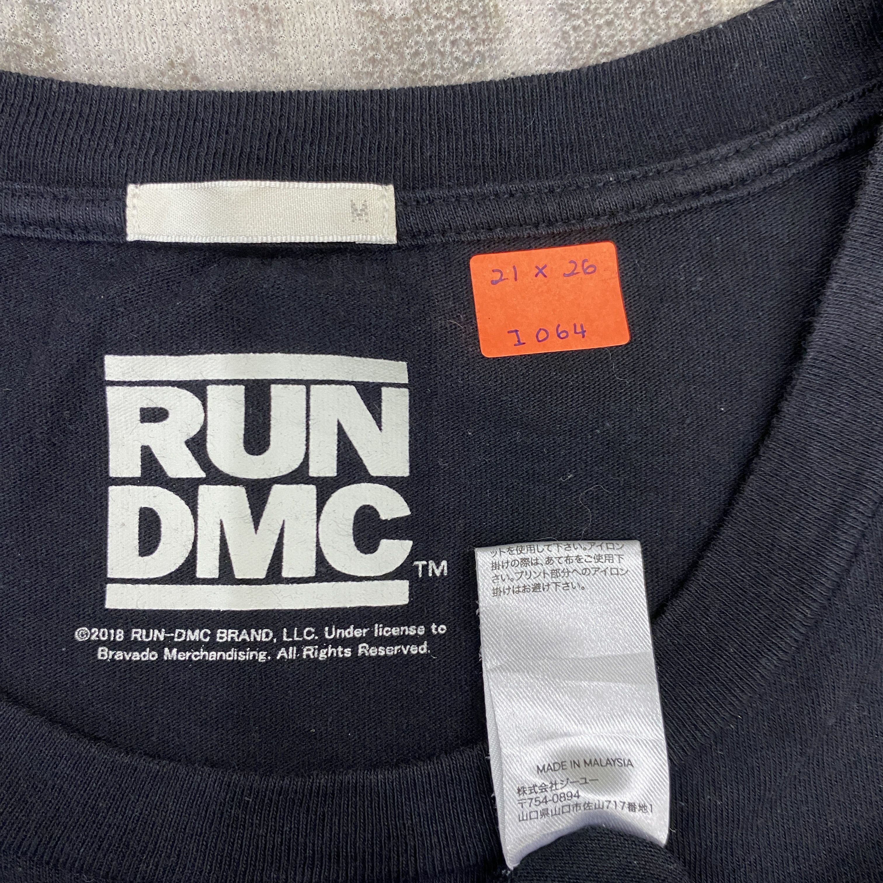 Japanese Brand Japanese Brand x Run DMC Logo TShirt - I064 Size US M / EU 48-50 / 2 - 5 Thumbnail