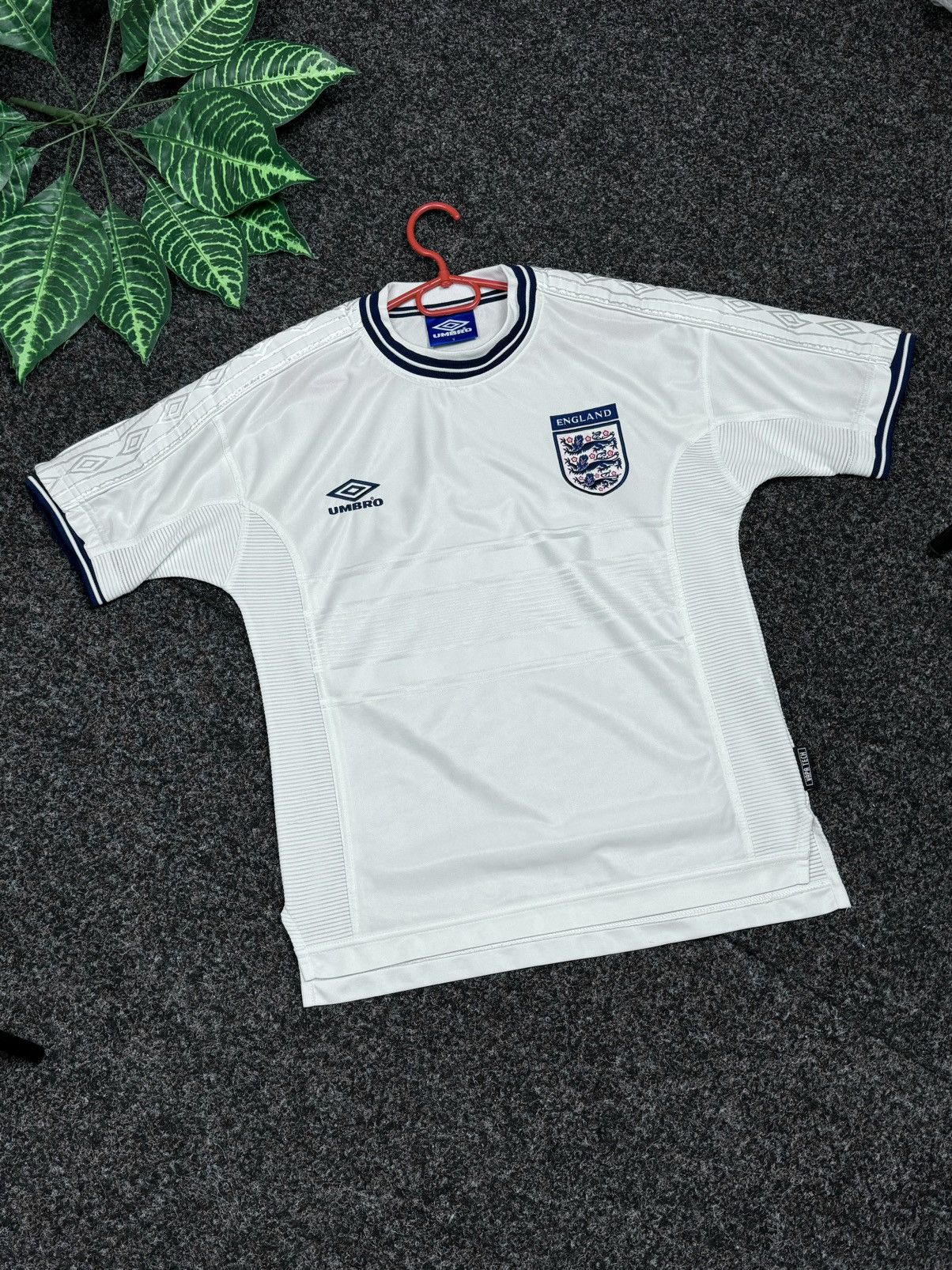 Umbro × Vintage Umbro England soccer jerseys 1999 2001 style Mike Tyson Size US S / EU 44-46 / 1 - 1 Thumbnail