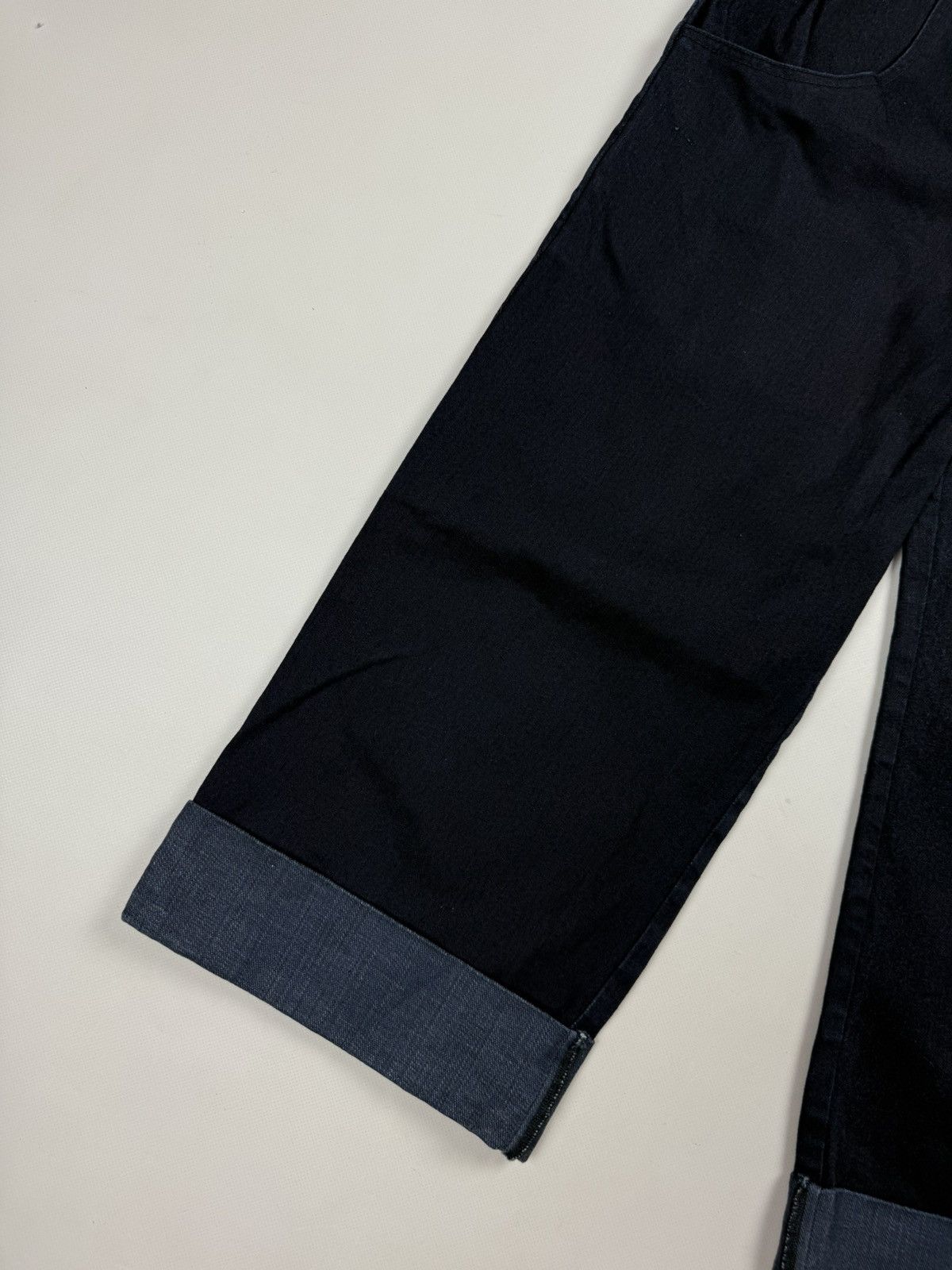 Other Burfitt Avant-Garde High Waist Buckle Back Cropped Jeans Size 30" / US 8 / IT 44 - 10 Thumbnail