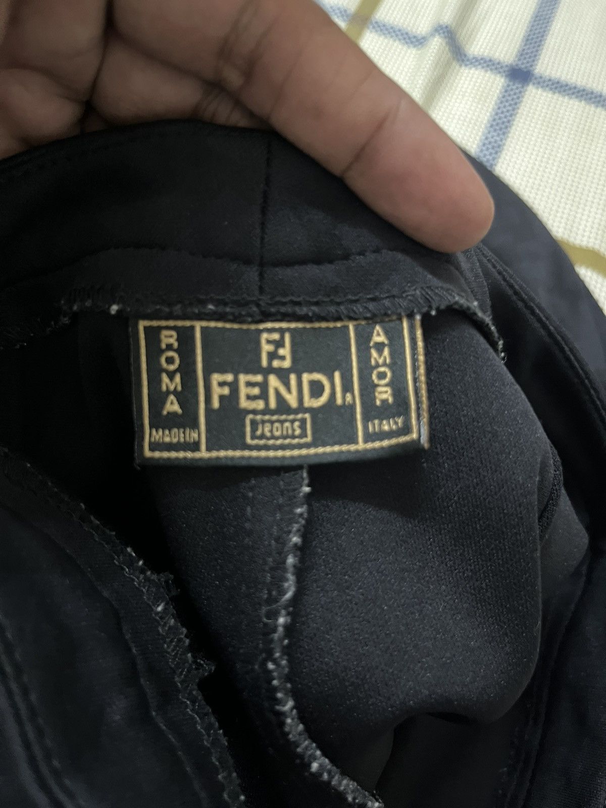 Fendi × Vintage Vintage Fendi Zucca Monogram Pants Size 29" - 6 Thumbnail