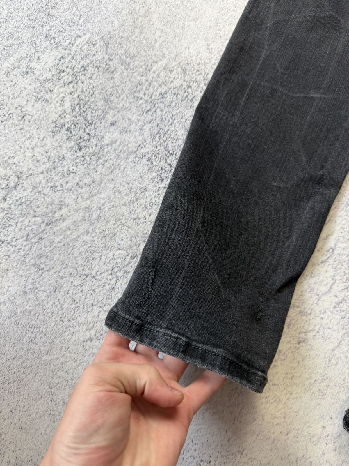 Japanese Brand Vintage True Religion Black Jeans Chief Keef Awant Garde Size US 36 / EU 52 - 9 Thumbnail