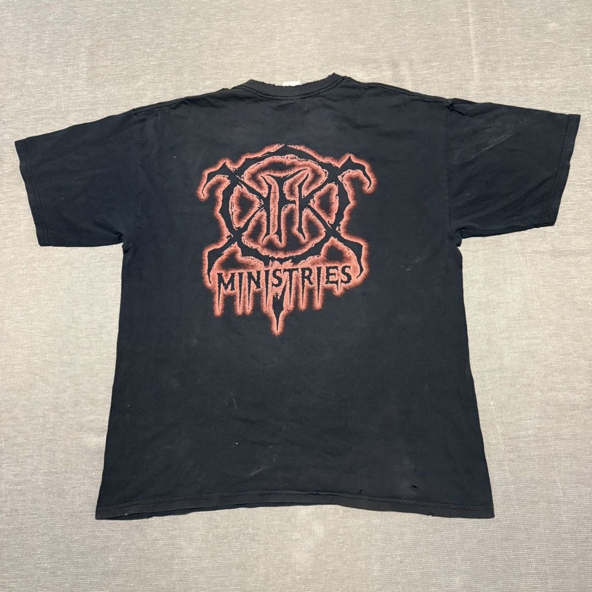 Gildan Kerry King KFK Rebirth 06 06 06 Vintage Tag Gildan Size US XL / EU 56 / 4 - 2 Thumbnail