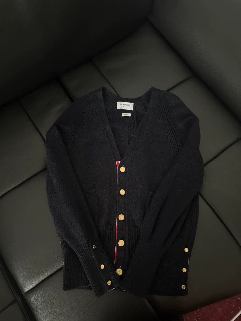 Thom Browne Thom Browne size1 Button-up sweater on the back Size US S / EU 44-46 / 1 - 1 Thumbnail