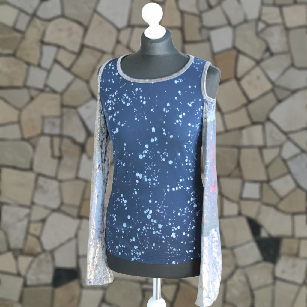 Vintage Save the Queen womens shirt blouse XL Blue Size XL / US 12-14 / IT 48-50 - 1 Thumbnail
