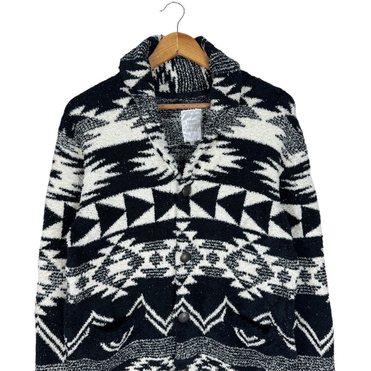 Native ☀️POWER TO THE PEOPLE NAVAJO CARDIGAN JACKET Size US L / EU 52-54 / 3 - 3 Thumbnail
