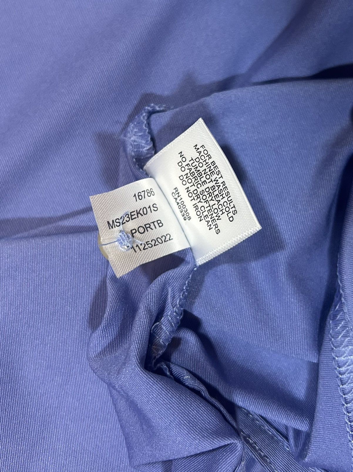 Peter Millar Peter Millar Port Blue Solid Stretch Jersey Performance Polo Size US XXL / EU 58 / 5 - 5 Thumbnail