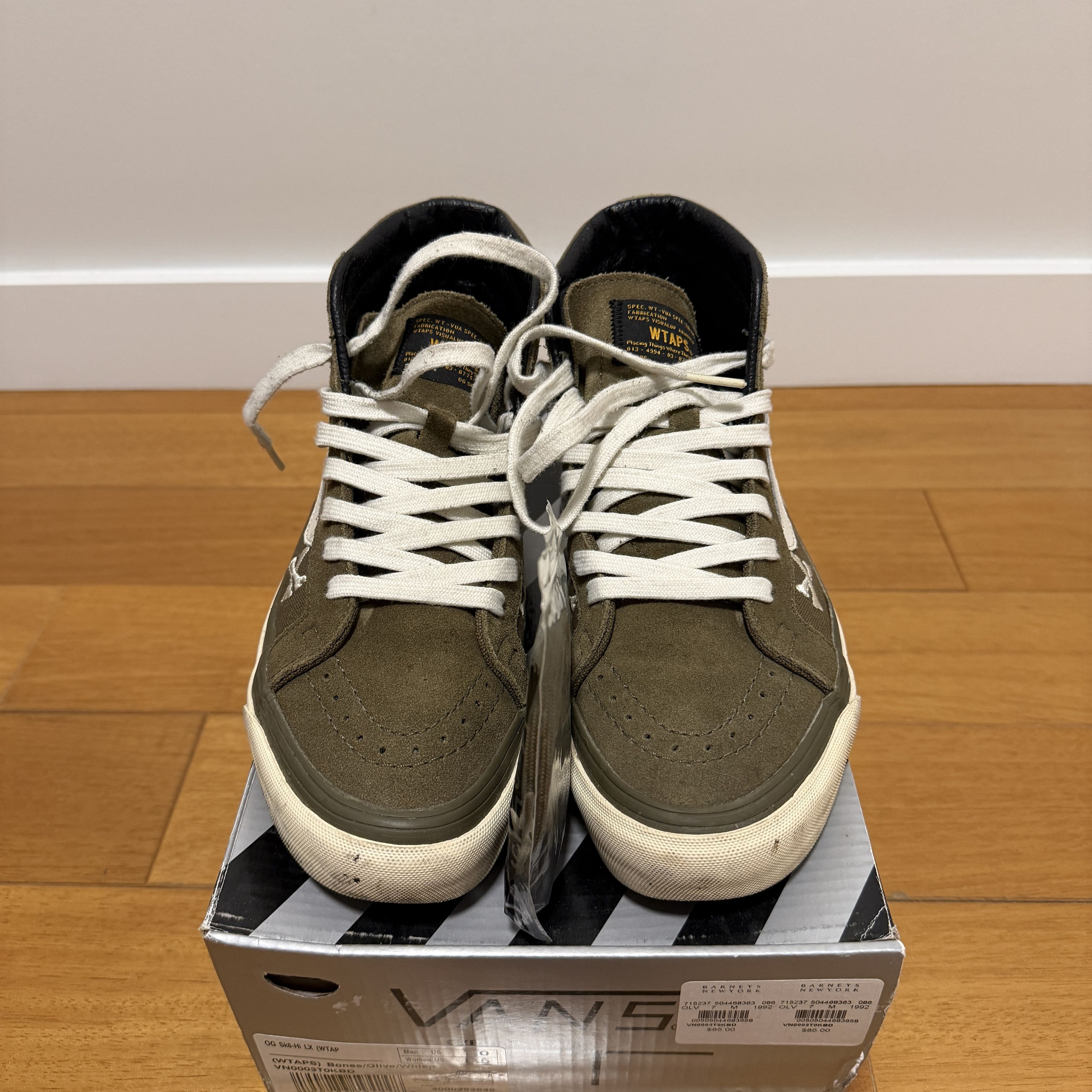 Vans × Wtaps VANS WTAPS SK8-HI BONE OLIVE Size US 7 / EU 40 - 2 Thumbnail