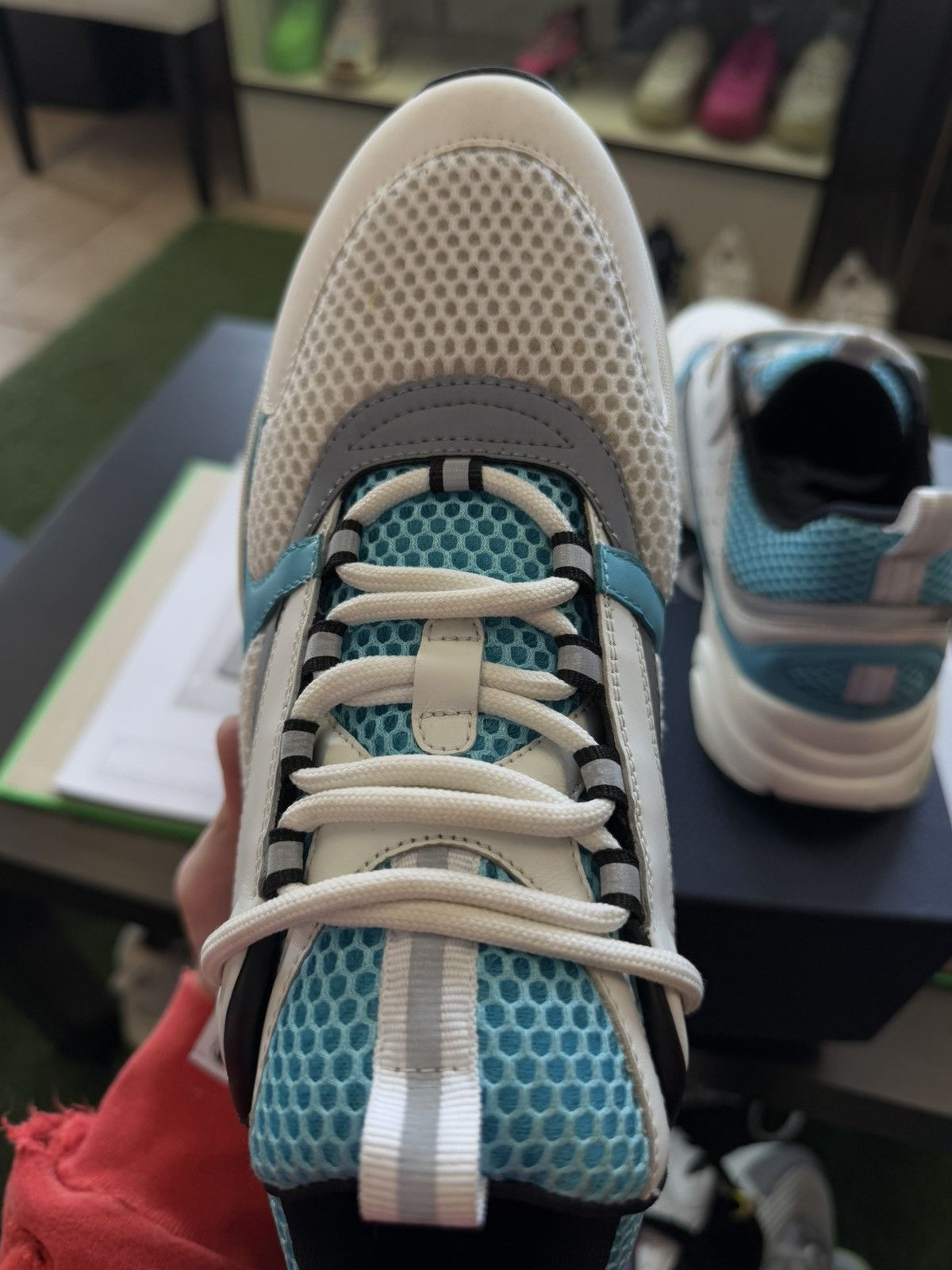 Dior Dior B22 Blue Low Top Sneakers Size 43EU/10US $1300 Retail Size US 10 / EU 43 - 9 Thumbnail