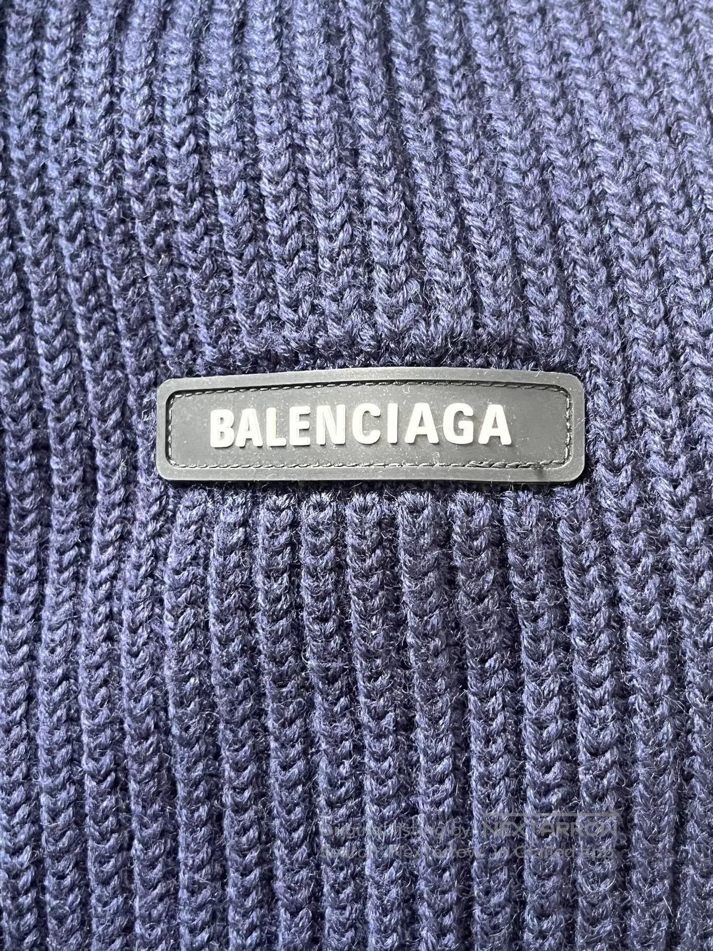 Balenciaga Balenciaga Men's Blue Layered Sweater. Size US S / EU 44-46 / 1 - 4 Thumbnail