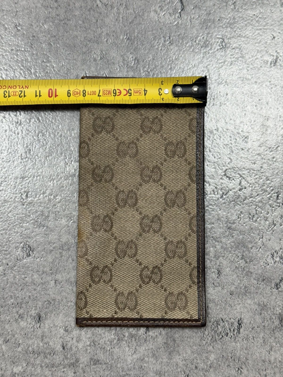 Gucci Vjntage Gucci Wallet 80s Retro Monogram Style Rare Size ONE SIZE - 9 Thumbnail