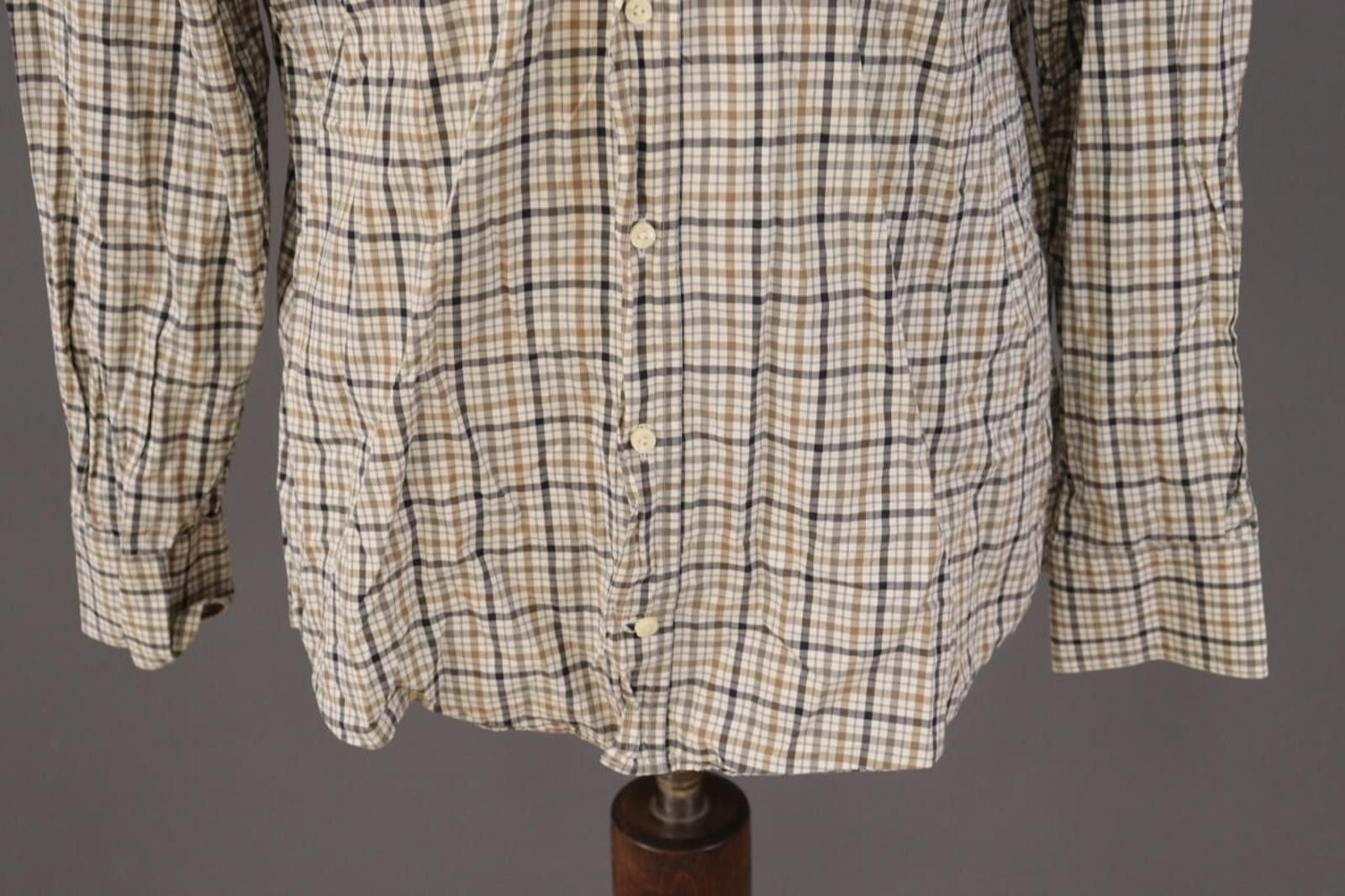 Designer Van Laack Royal Multicolor Check Button Down Shirt Size L Size US L / EU 52-54 / 3 - 4 Thumbnail
