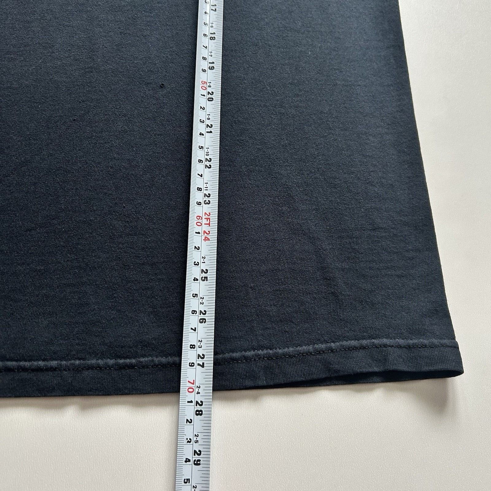 Fruit Of The Loom Vintage Fruit Of The Loom T-Shirt Medium Faded Black Blank Size US M / EU 48-50 / 2 - 6 Thumbnail