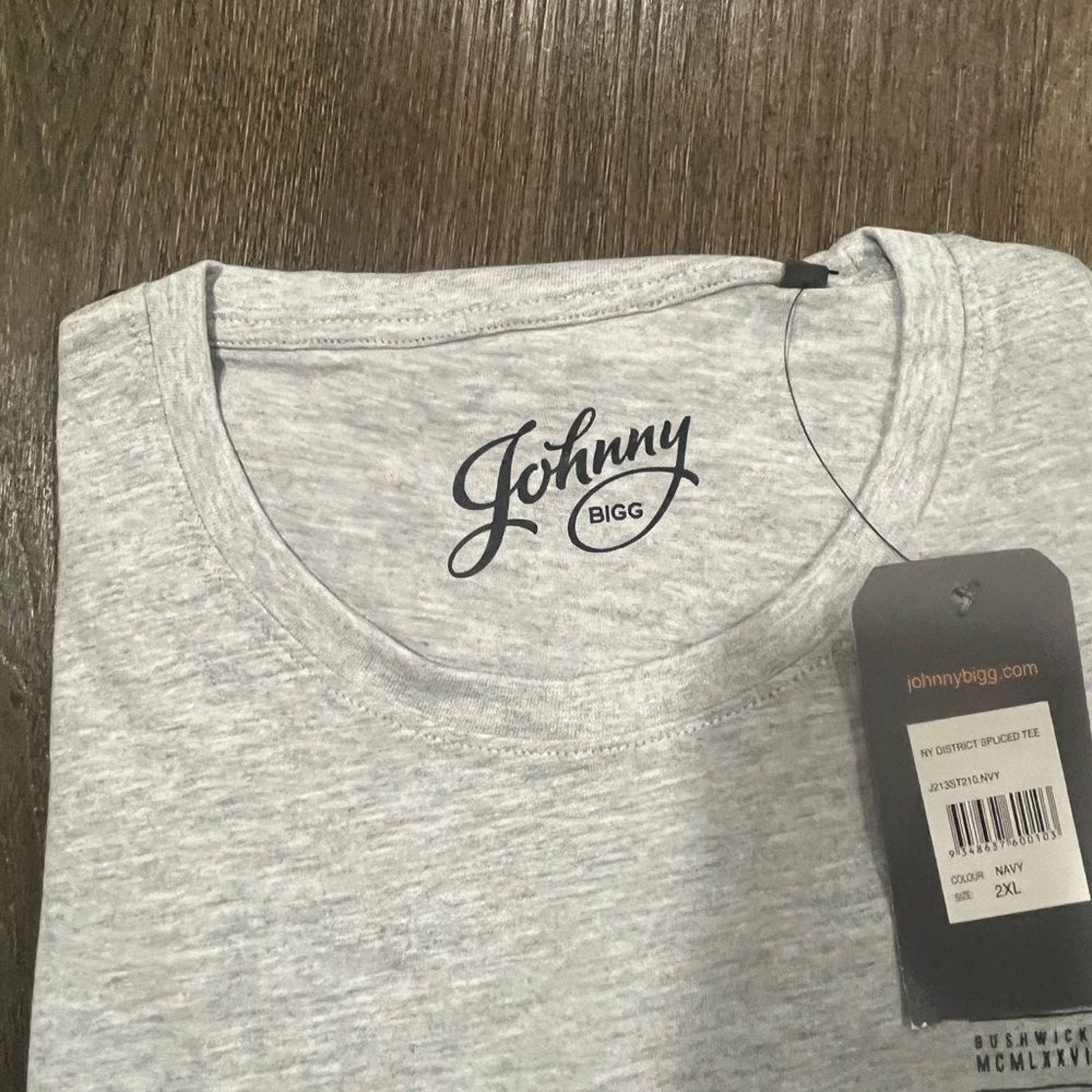 Vintage NWT Johnny Bigg NY District Spliced Tee Navy Size 2XL Tall Size US XXL / EU 58 / 5 - 4 Thumbnail