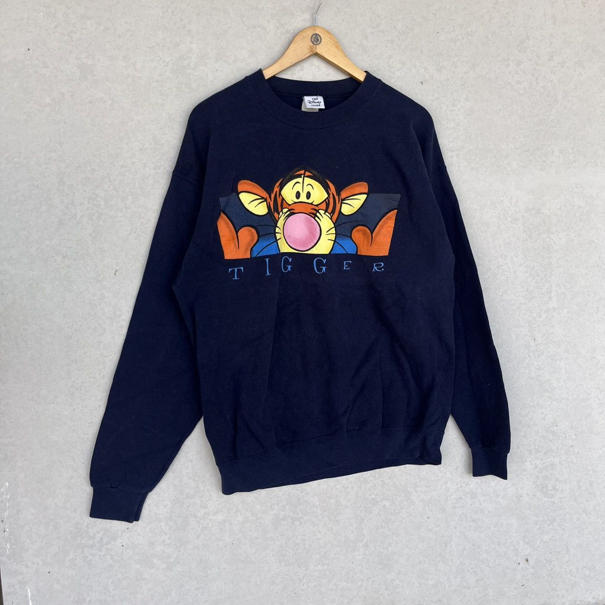Other Vintage 90s Disney Tigger Navy Blue Sweatshirt Size L Size L / US 10 / IT 46 - 4 Thumbnail