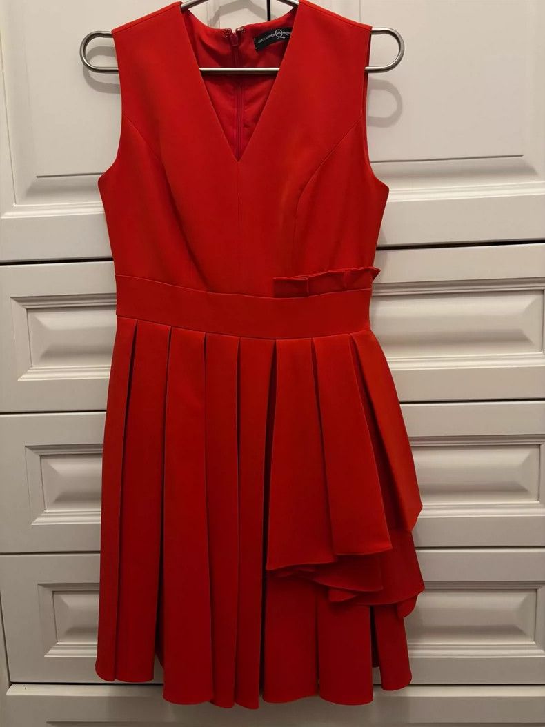 Stunning Red Dress by Alexander McQueen- DMC