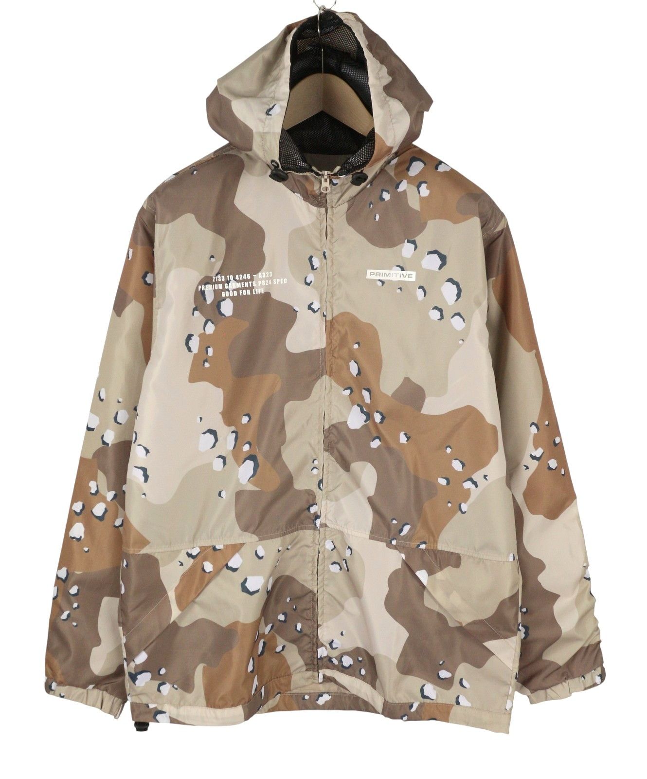Primitive L Brown Camouflage Hooded Zip 88000 Size US L / EU 52-54 / 3 - 1 Thumbnail
