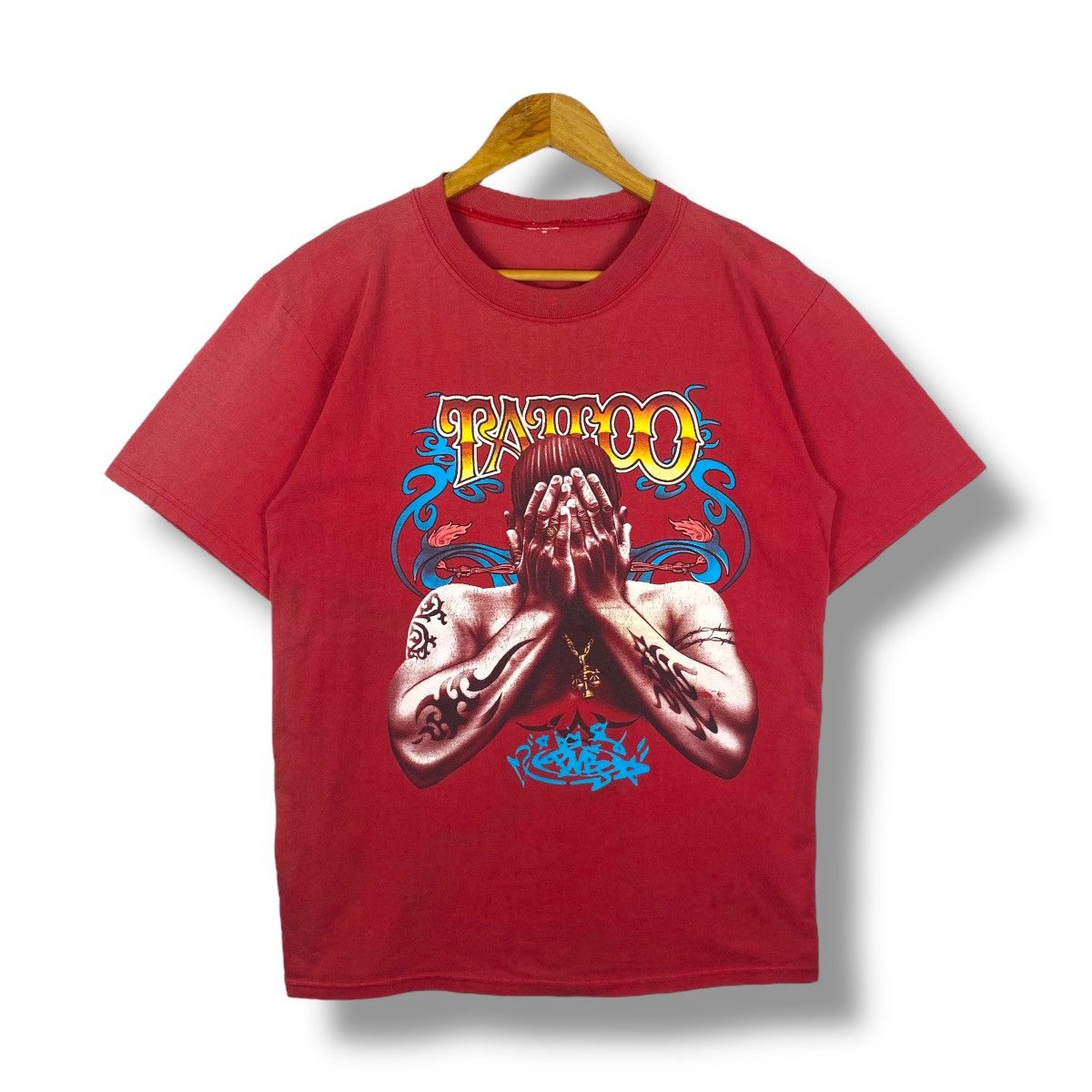 Vintage Vintage 00's PNB NATION Tattoo Graphic Tee Shirt Medium Size Size US M / EU 48-50 / 2 - 1 Thumbnail