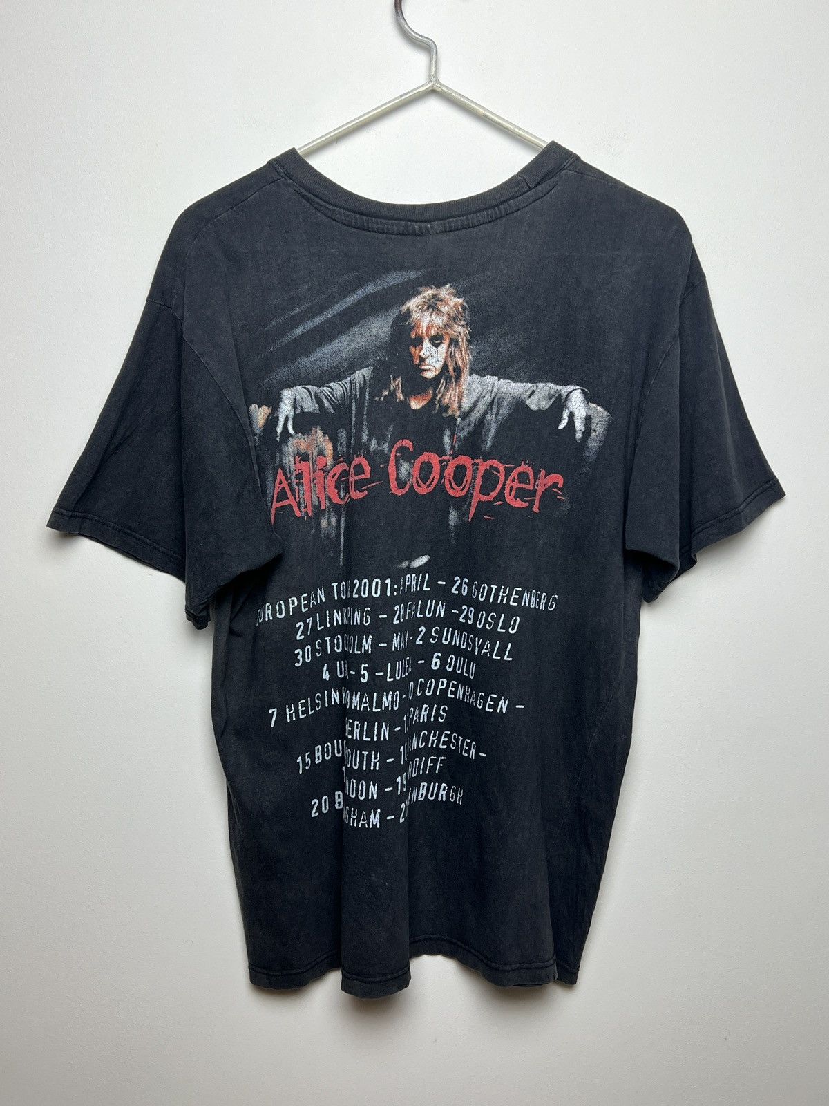 Band Tees alice cooper y2k vintage tour t shirt Size US L / EU 52-54 / 3 - 6 Thumbnail