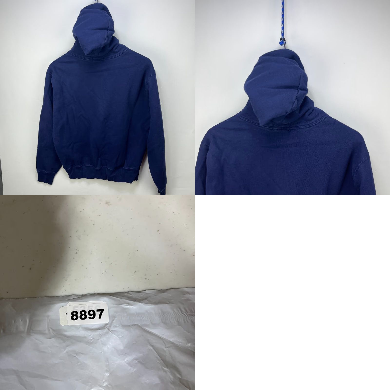Polo Ralph Lauren VINTAGE Polo Ralph Lauren Pony Hoodie Men L Navy Blue Size US L / EU 52-54 / 3 - 8 Thumbnail