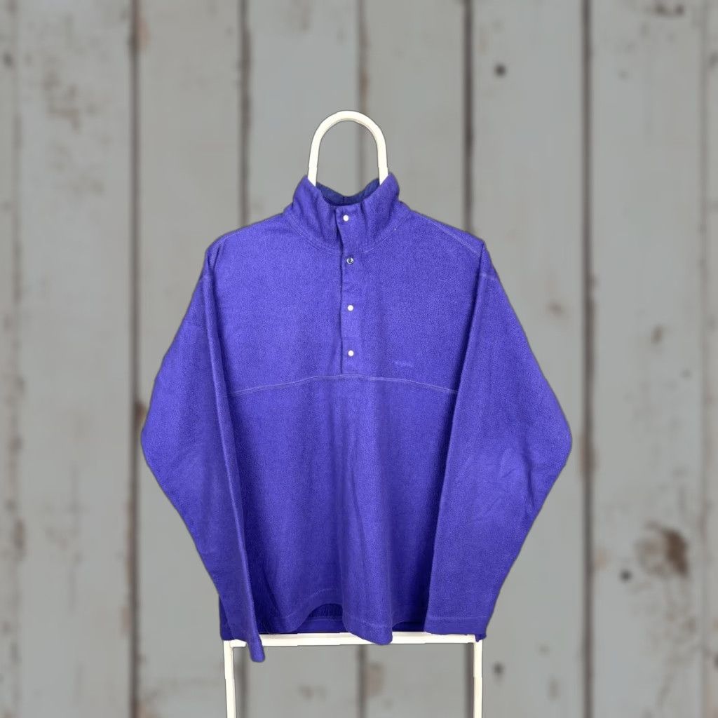 Patagonia Patagonia Sweater M Regular Blue Fleece Long Sleeve Pullover Button Classic Outdoor Mens Size US M / EU 48-50 / 2 - 1 Thumbnail