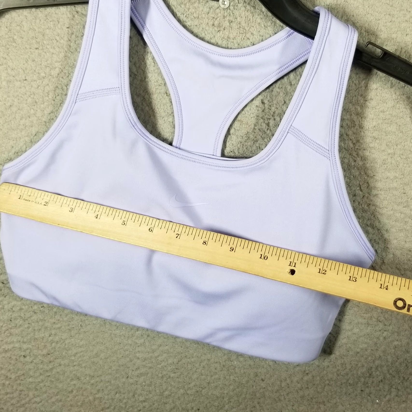 Nike Nike Dri-FIT Sports Bra Womens Medium Purple FB1123-581 Racerback Athletic Gym Size ONE SIZE - 5 Thumbnail