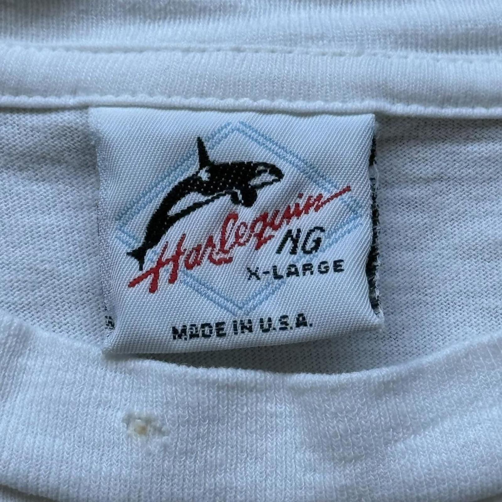 Other Harlequin Bald Eagle Americana Vintage 80's Faded T-shirt Size US XL / EU 56 / 4 - 6 Thumbnail