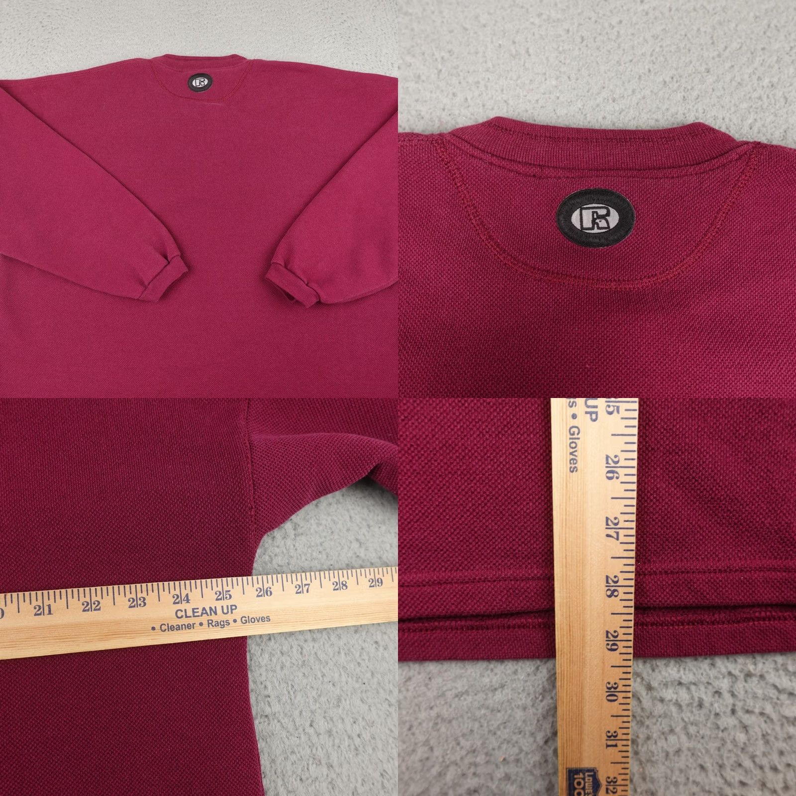 Russell Athletic VINTAGE Russell Athletic Sweatshirt Mens 2XL Red Henley Thermal Made In USA 90s Size US XXL / EU 58 / 5 - 8 Thumbnail