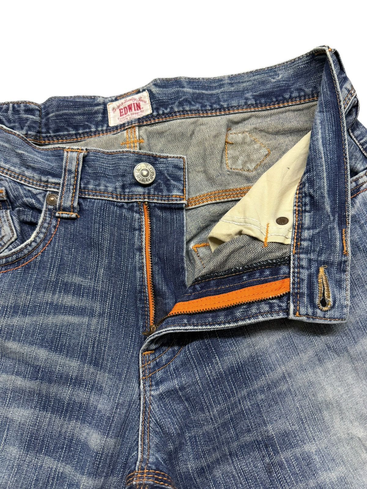 Edwin Vintage Edwin 411XVS Japan Denim Jeans | Y2K Bootcut | W34 Size US 34 / EU 50 - 9 Thumbnail