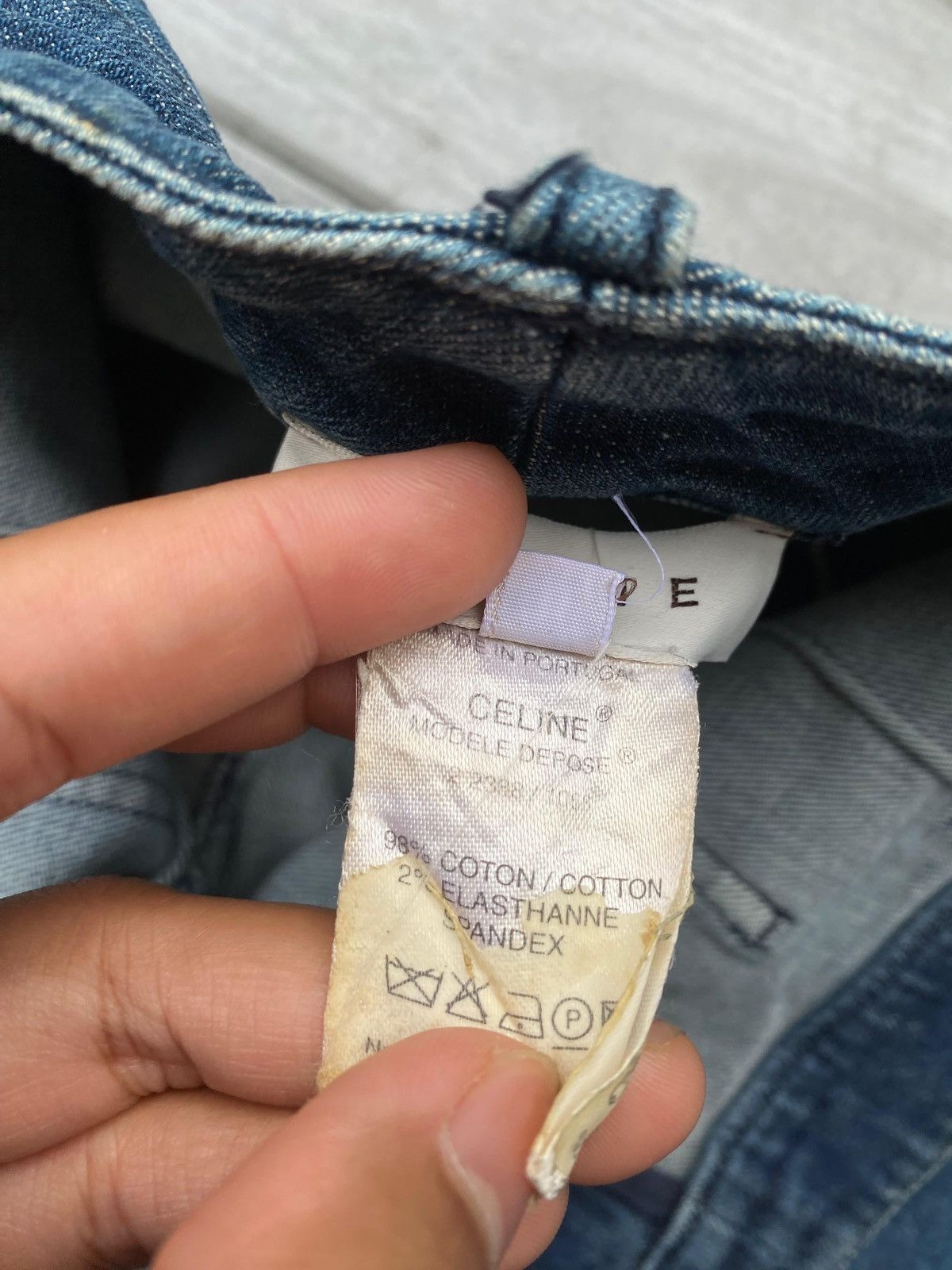 Celine Vintage Y2K Celine Denim Skirts Size 26" / US 2 / IT 38 - 8 Thumbnail
