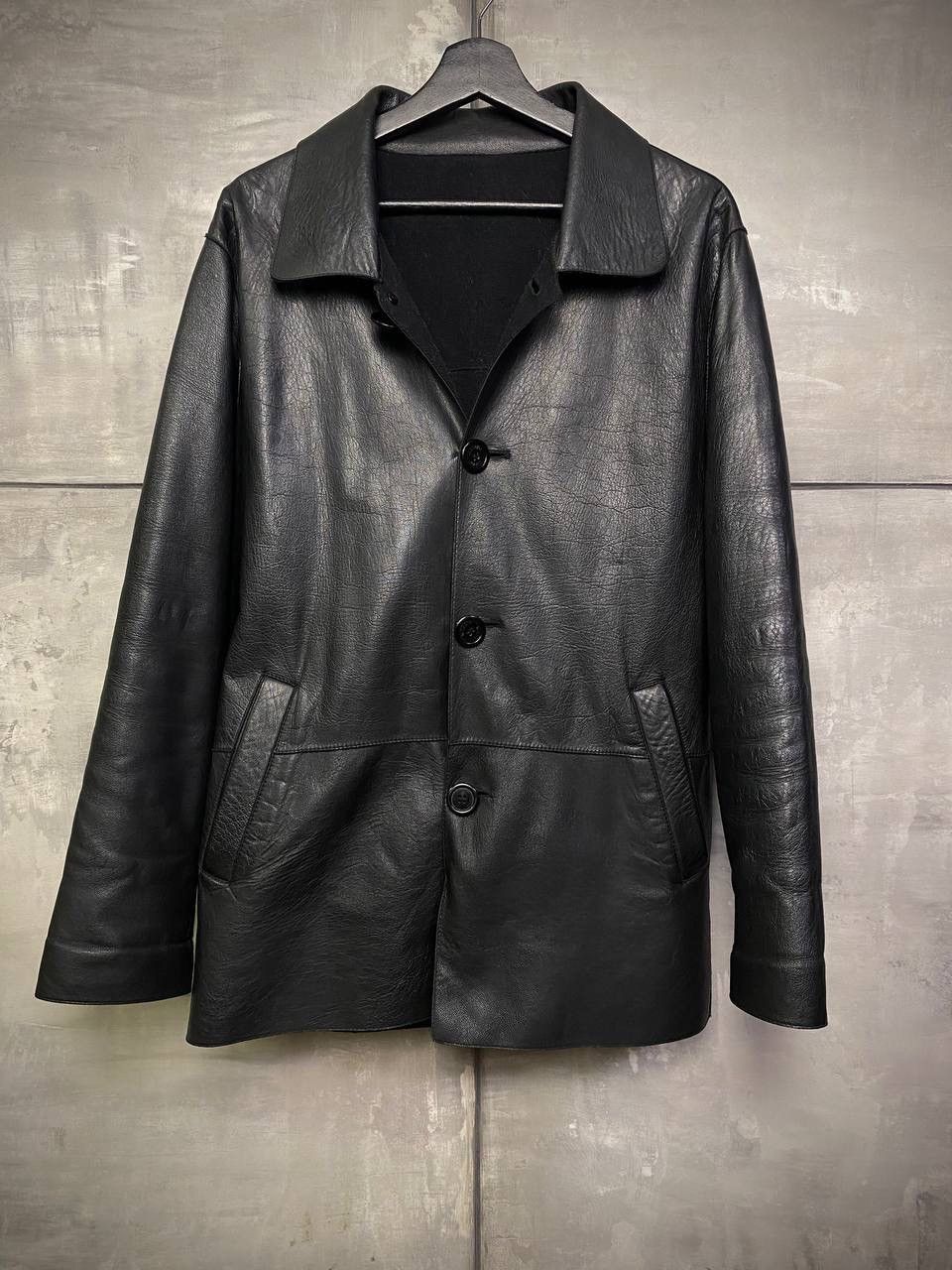 Iceberg Leather Jacket Wool M Size US M / EU 48-50 / 2 - 3 Thumbnail