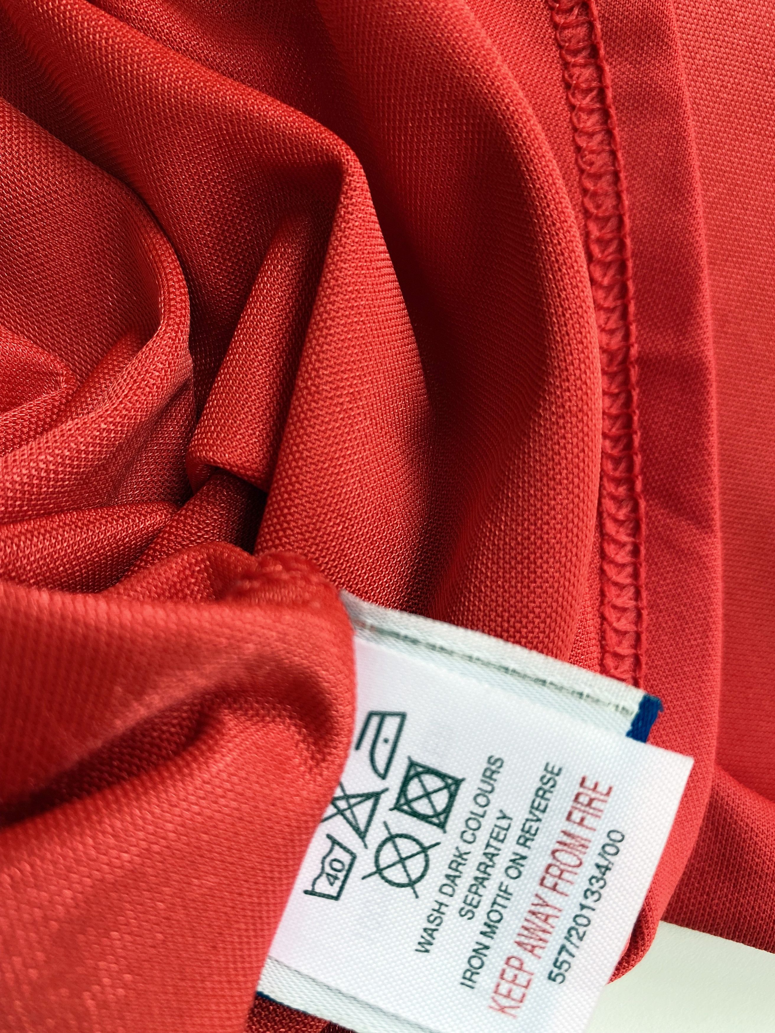 Reebok Liverpool FC 2000/01 Home GERRARD #17 UEFA Cup Winner Size US XL / EU 56 / 4 - 6 Thumbnail