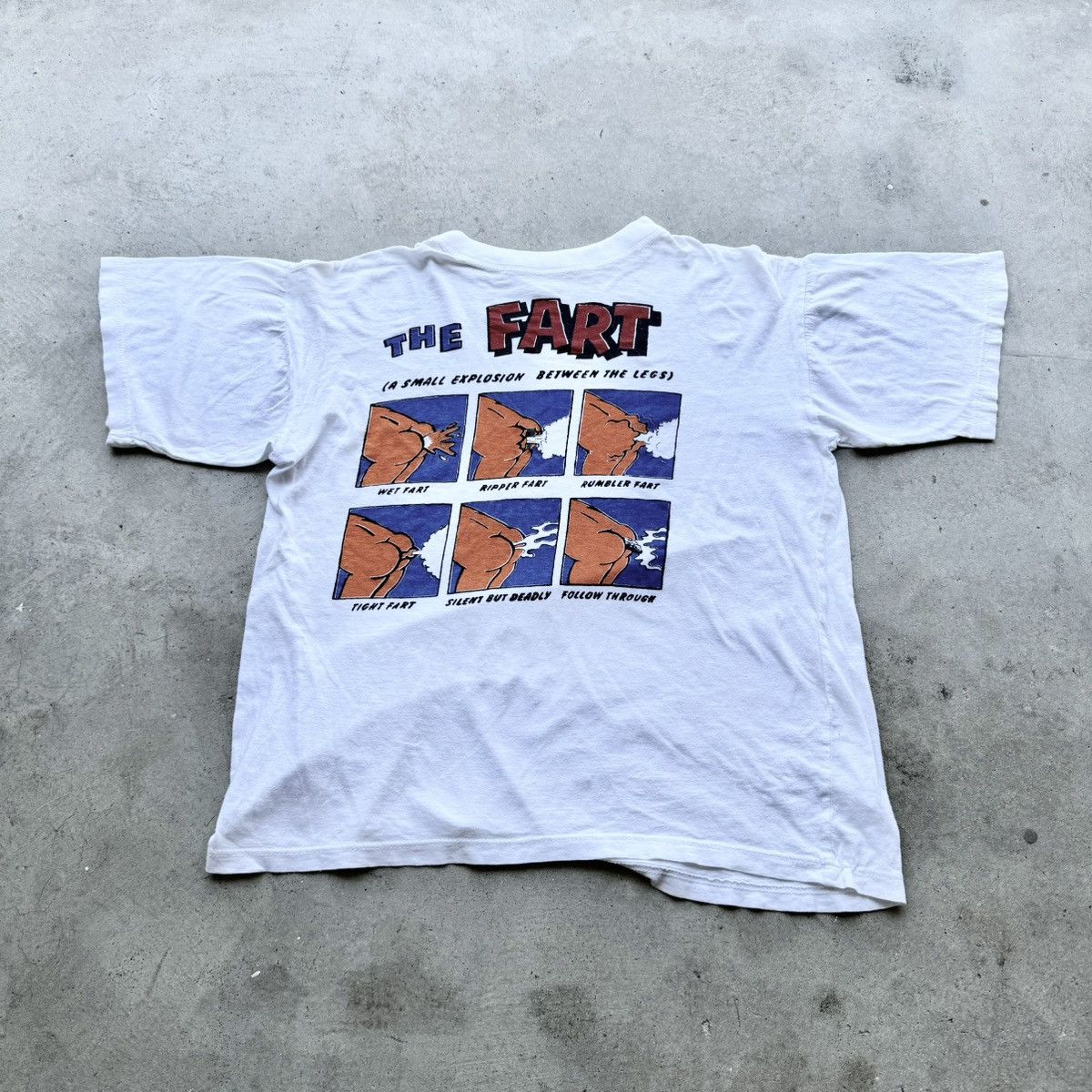 Other VINTAGE THE FART COMIC TEE! Size US M / EU 48-50 / 2 - 4 Thumbnail