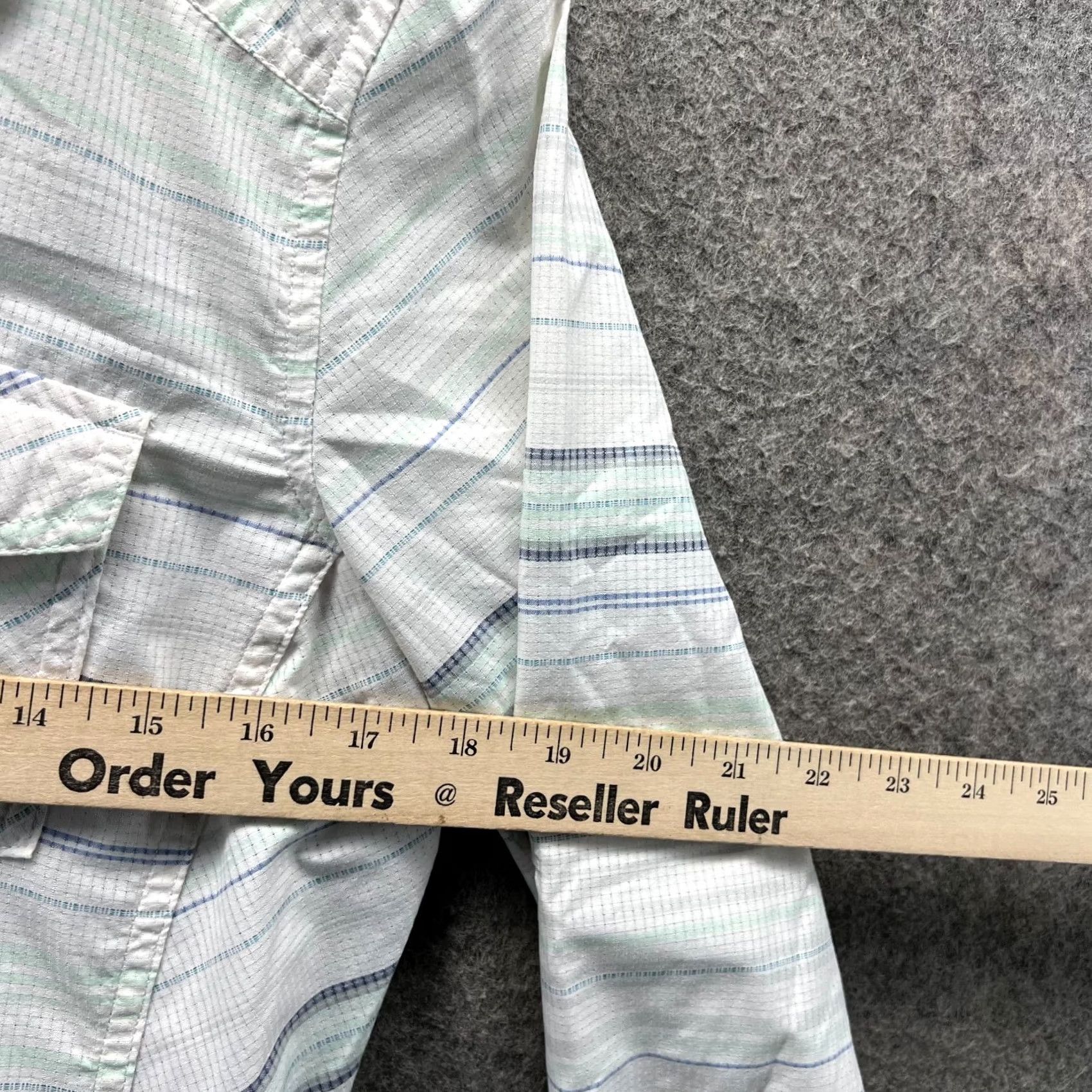 Marmot Marmot Shirt Women Medium White Outdoors Button Down Cowgirl Striped Western - Casual, Travel, Party/Cocktail Size M / US 6-8 / IT 42-44 - 7 Thumbnail