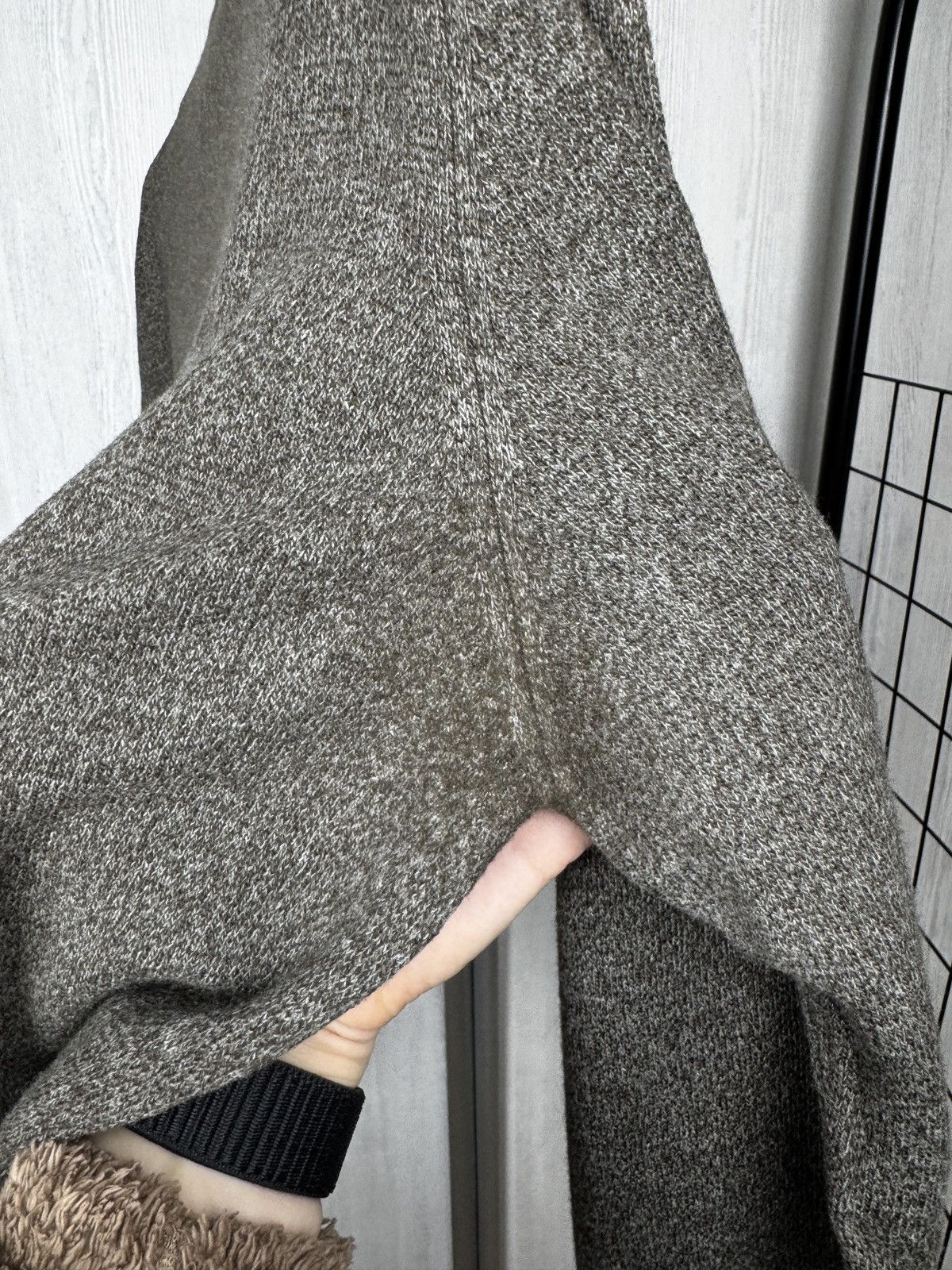 Pal Zileri Pal Zileri Wool Cashmere grey-brown 1/4 zip pullover sweater Size US L / EU 52-54 / 3 - 8 Thumbnail