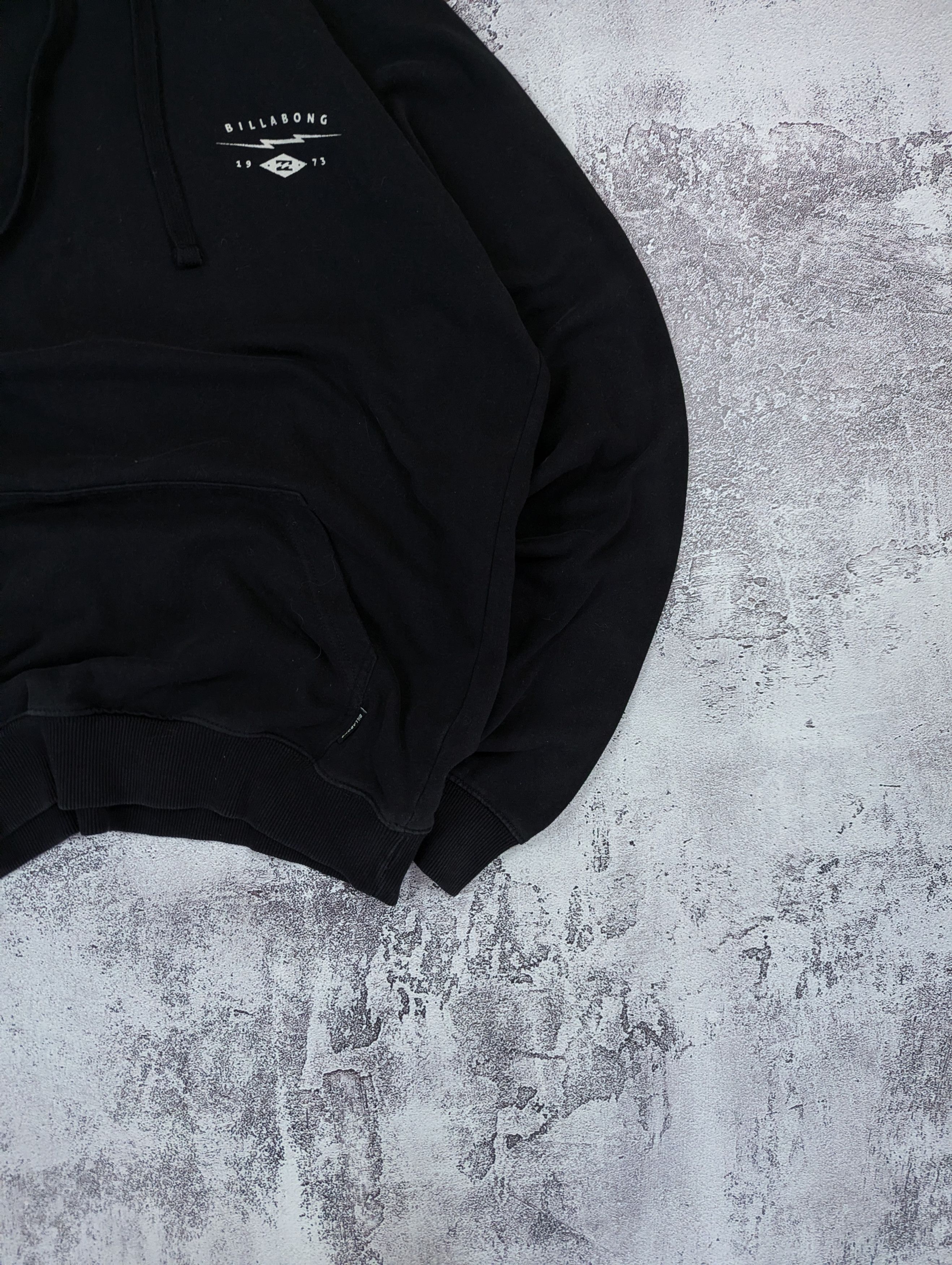 Billabong Billabong Hoodie Black Logo Surf Skate Size L Vintage Size US L / EU 52-54 / 3 - 12 Thumbnail