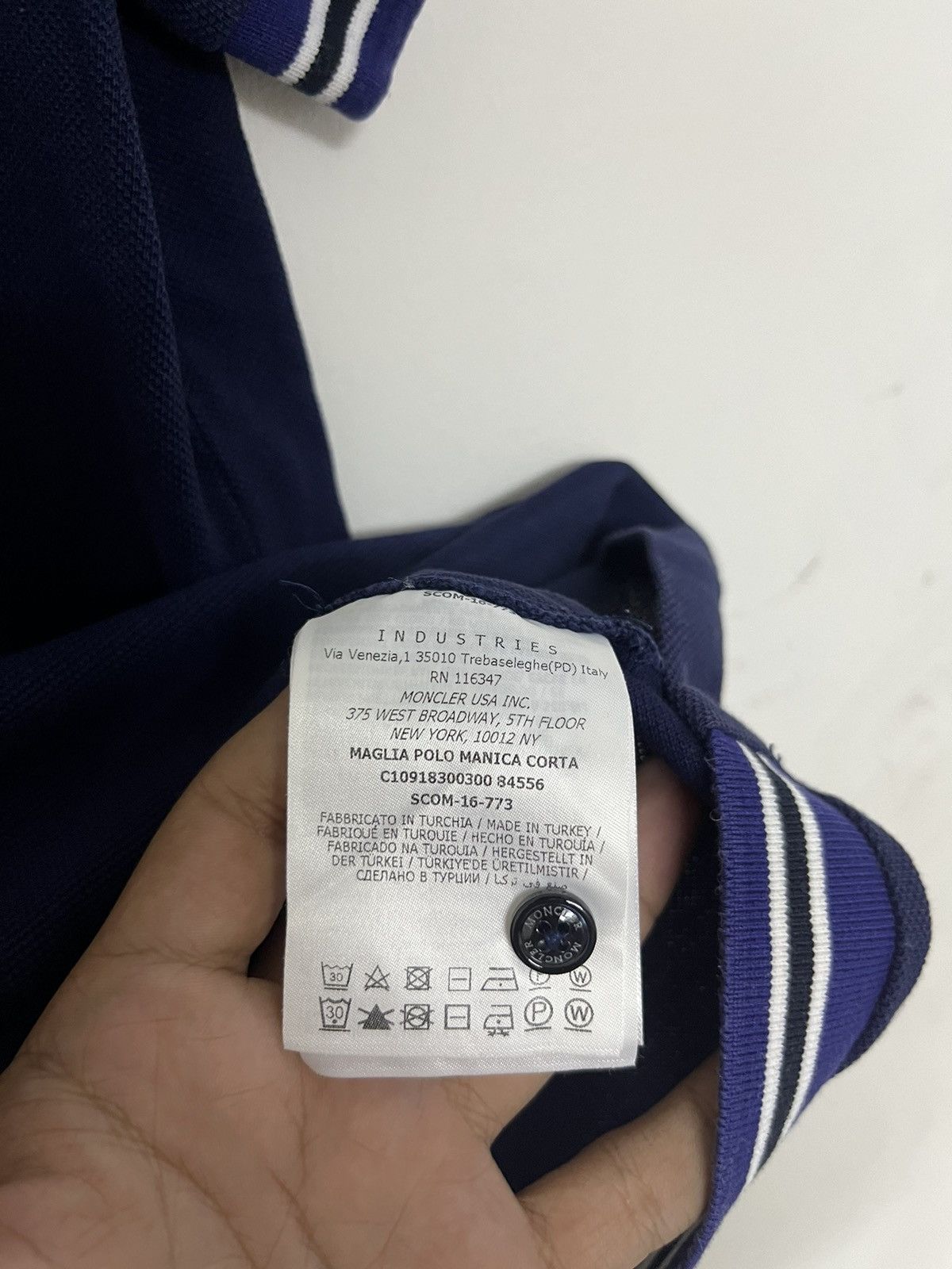 Moncler Moncler Maglia Polo Shirt Size US M / EU 48-50 / 2 - 9 Thumbnail