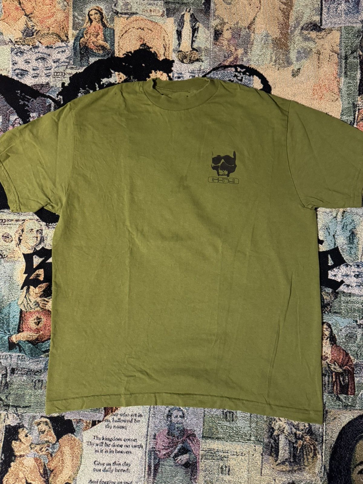 Fuck The Population × G59 Records G59 Logo T-Shirt (Green) Size US XL / EU 56 / 4 - 1 Thumbnail