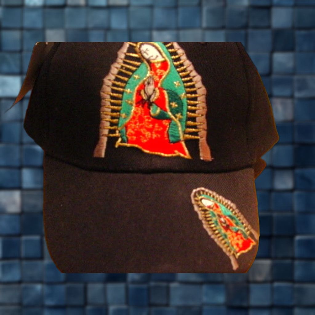 Vintage VINTAGE Guadalupe Baseball Cap Men Adjustable Black Religious 90s Size ONE SIZE - 1 Preview