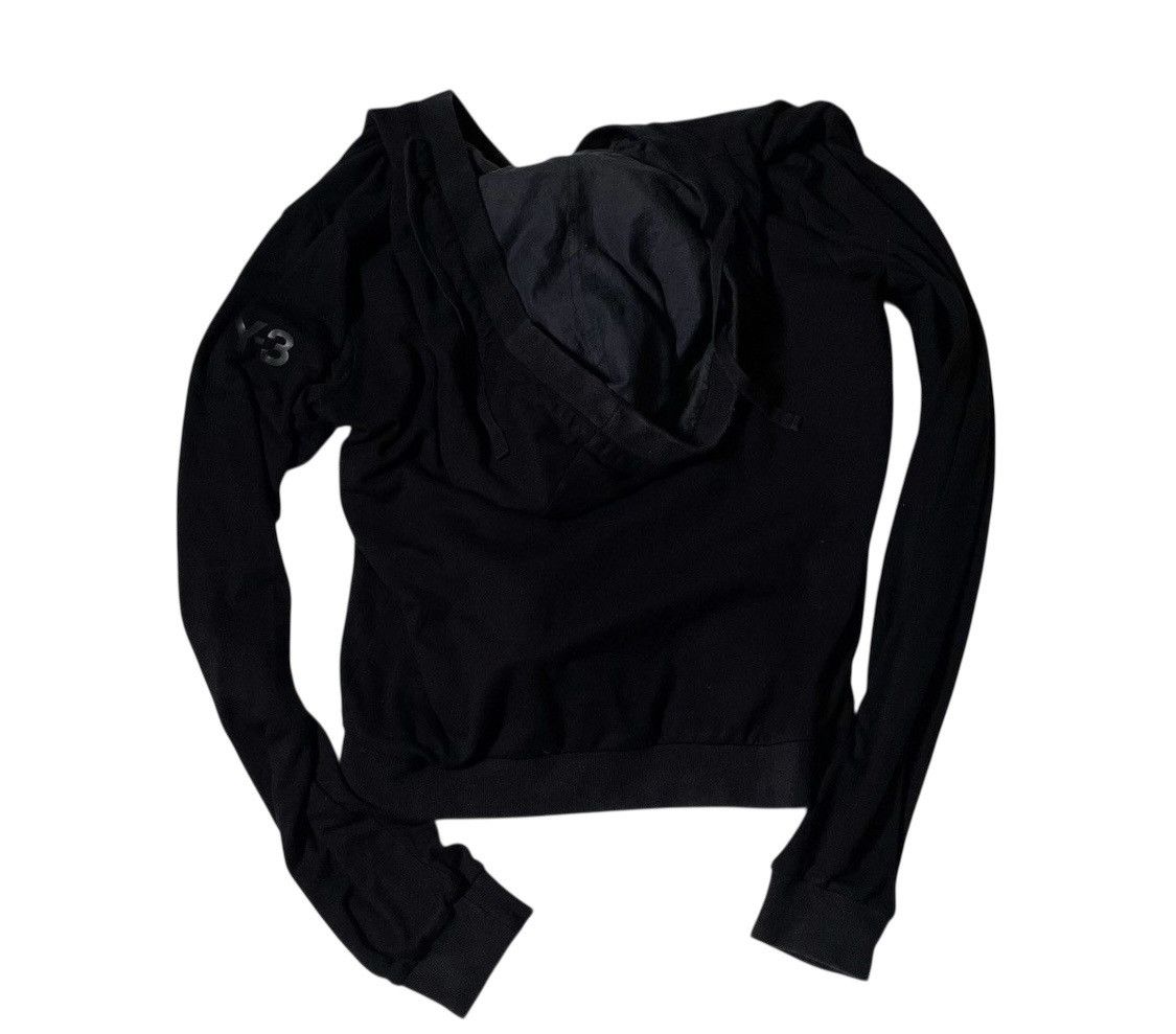 Yohji Yamamoto TAX FREE 🇺🇸 Yohji yamamoto y-3 v-neck logo hoodie Size US M / EU 48-50 / 2 - 7 Thumbnail