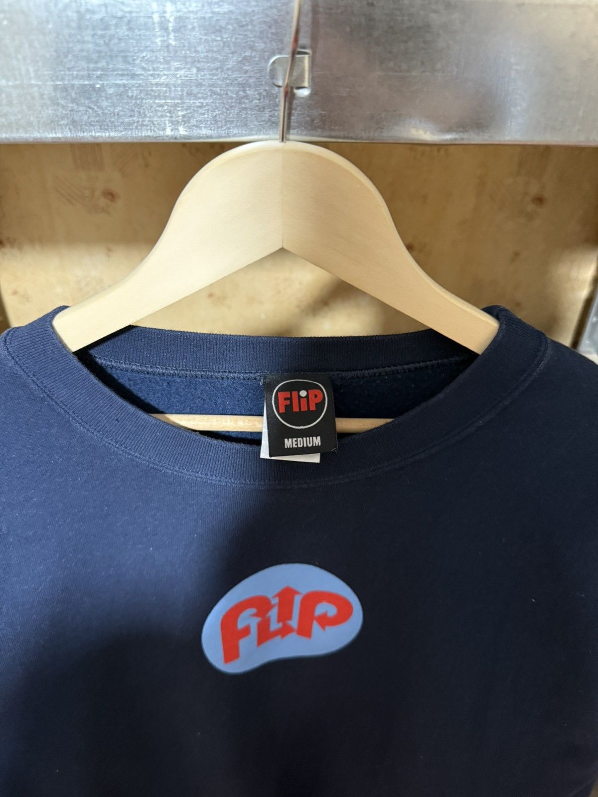 Flip Skateboards × Hook-Ups Vintage 90’s Flip SkateGang Made In USA Sweatshirt Y2K Hype Size US XL / EU 56 / 4 - 4 Thumbnail
