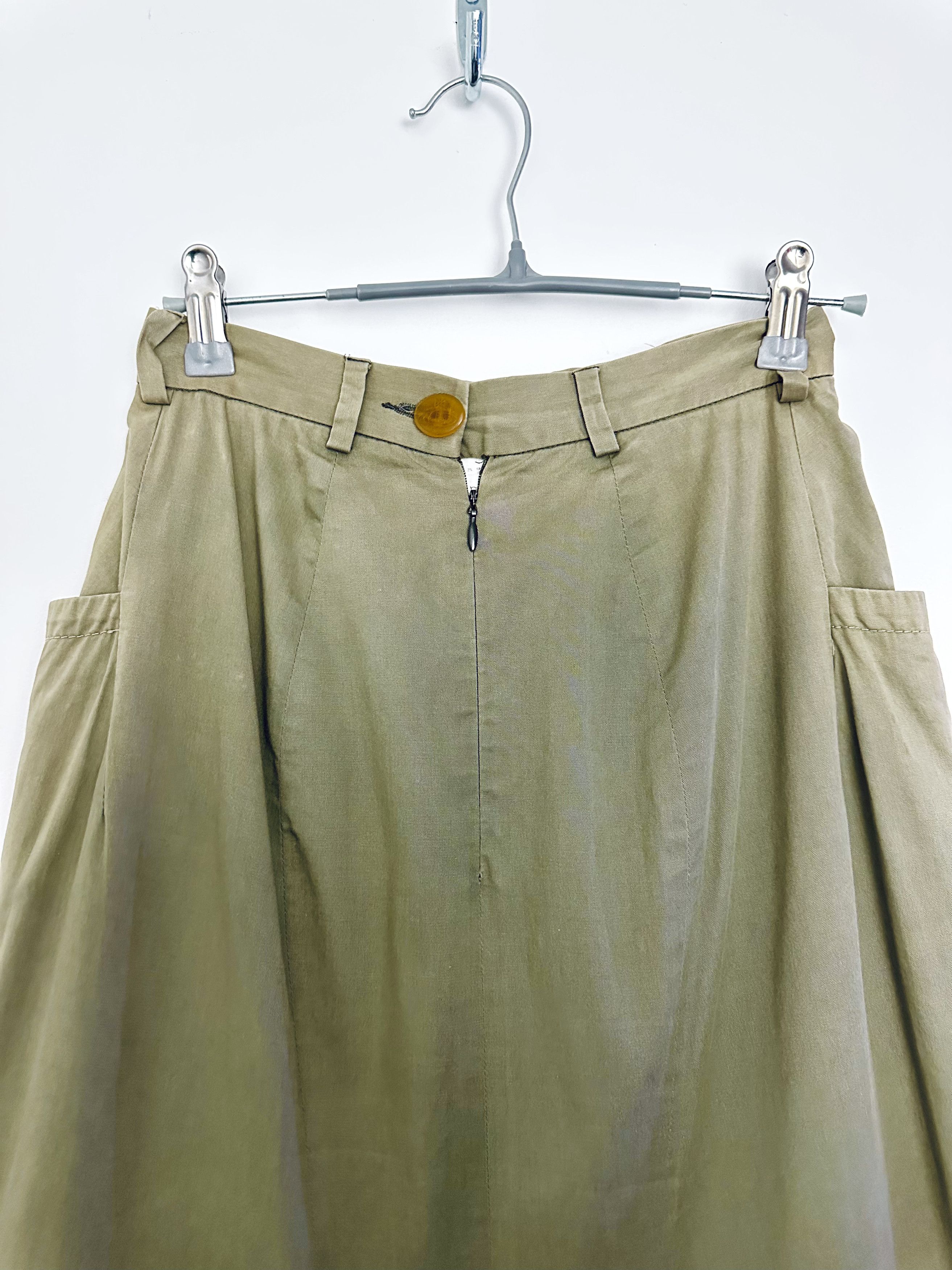 Vivienne Westwood VINTAGE VIVIENNE WESTWOOD SLIT FULL LENGTH SKIRT Size 24" / US 00 / IT 34 - 3 Thumbnail
