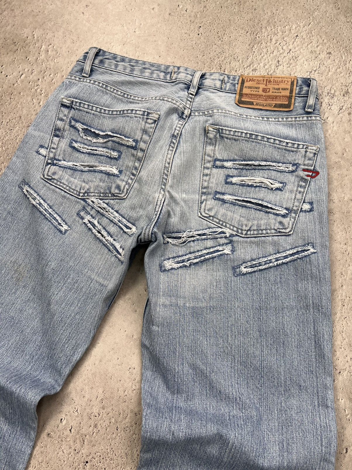 Diesel × Japanese Brand Y2K Vintage Streetwear DIESel Cargo Baggy Jeans sh Size US 32 / EU 48 - 17 Thumbnail