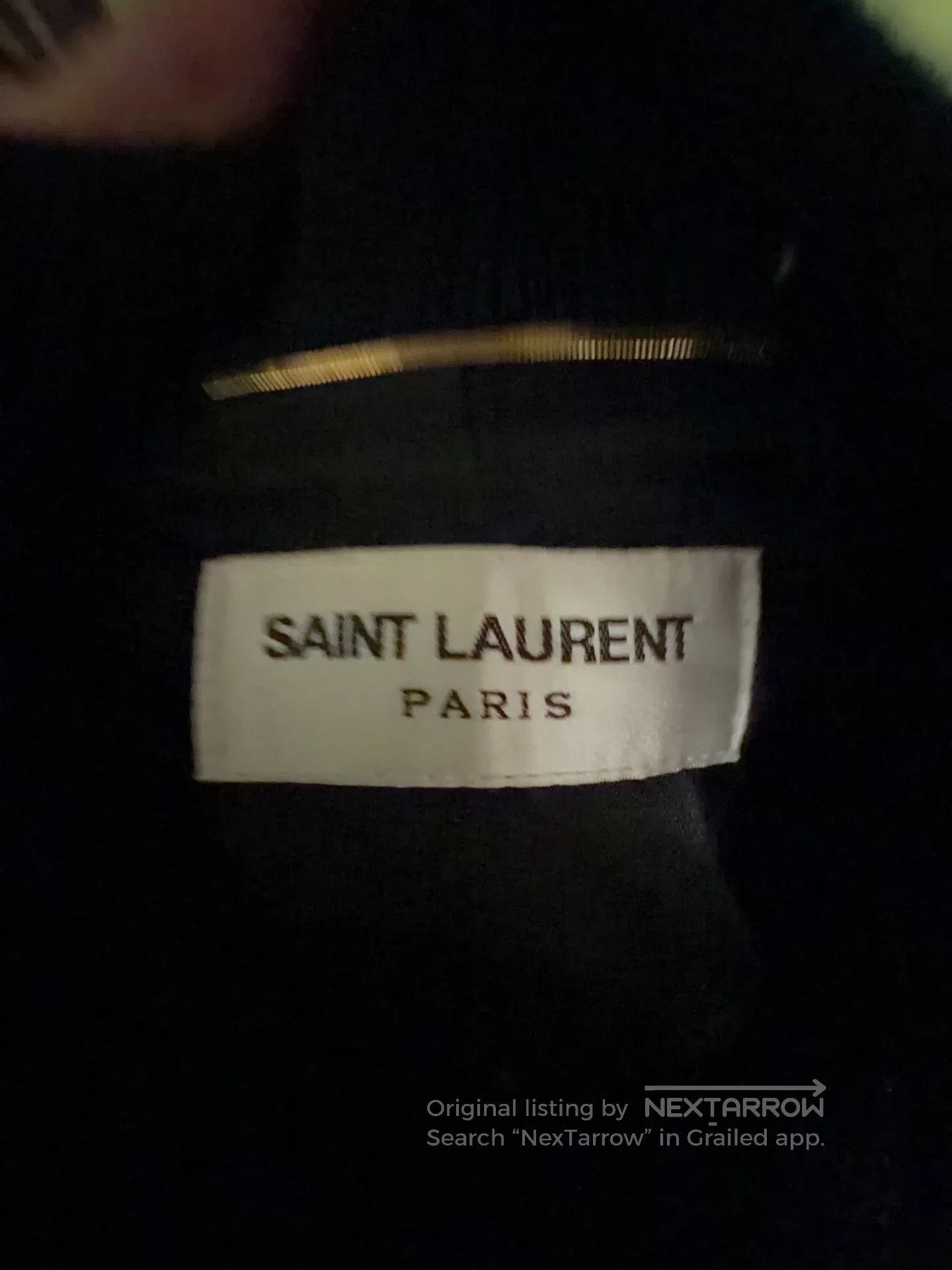 Saint Laurent Paris SAINT LAURENT Varsity Jacket Leather Sleeves. Size XXS / US 00 / IT 34 - 3 Thumbnail