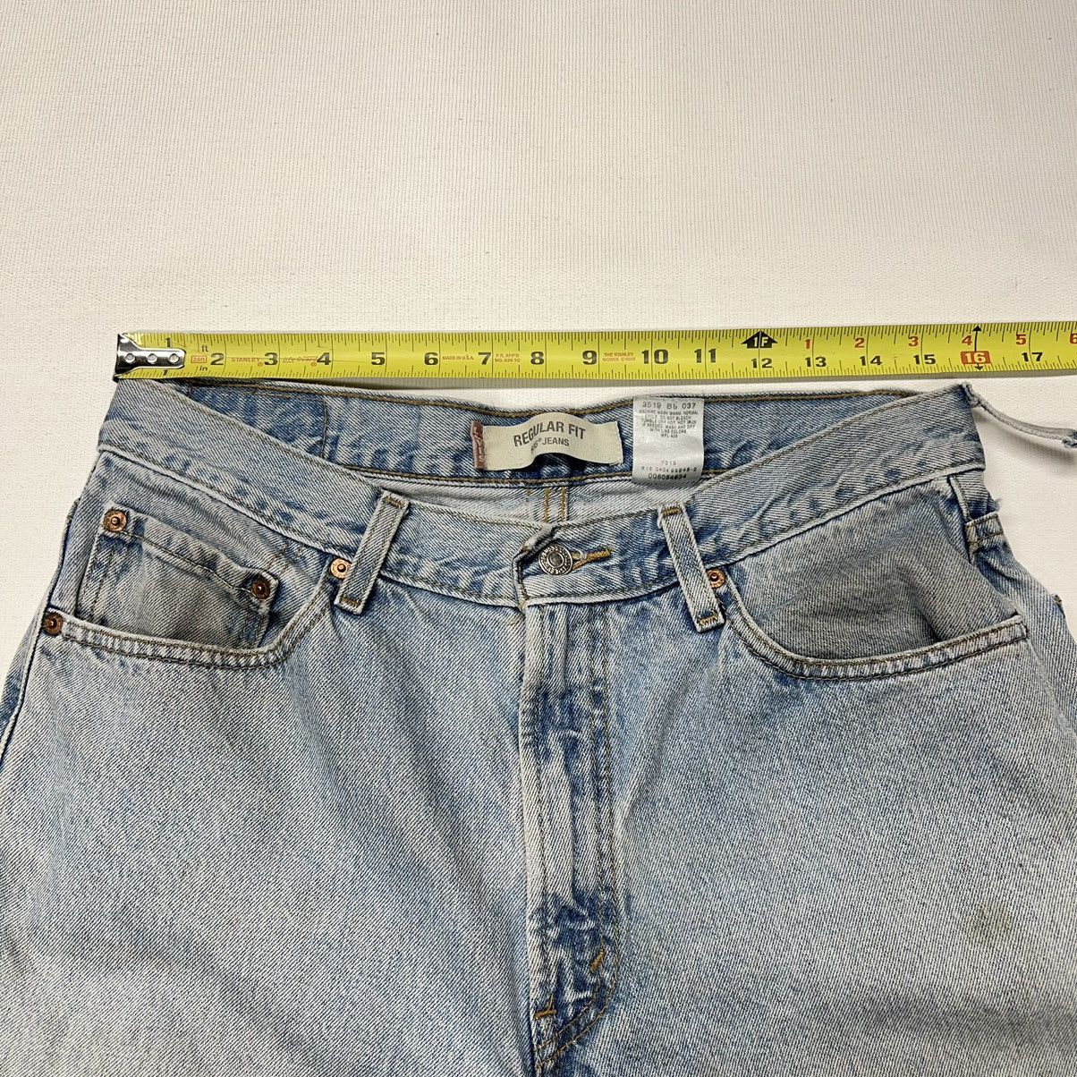 Levi's × Vintage Levis 505 Jeans Blue Straight Regular Fit Denim Y2K Size US 34 / EU 50 - 23 Thumbnail