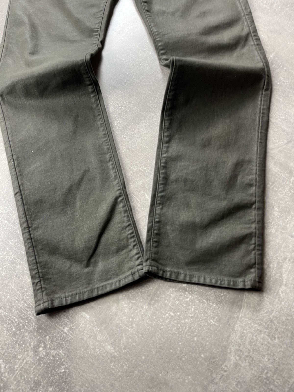 G-Star G-Star RAW 3301 Wax Biker Slim Jeans 2000s Dark Olive Green Size US 30 / EU 46 - 6 Thumbnail